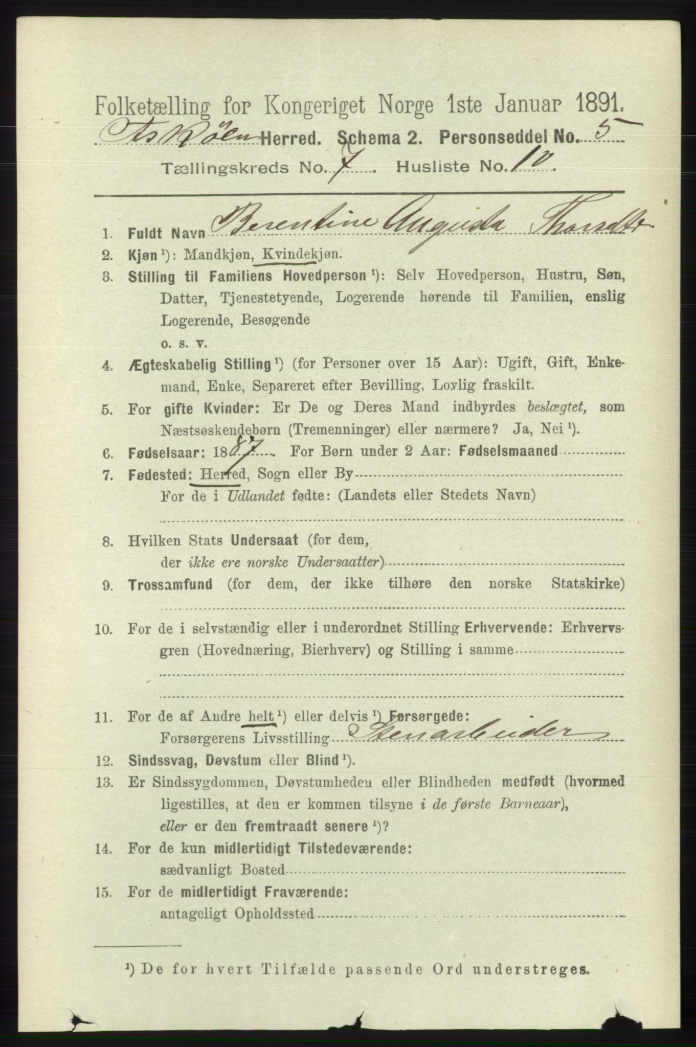 RA, 1891 census for 1247 Askøy, 1891, p. 4565