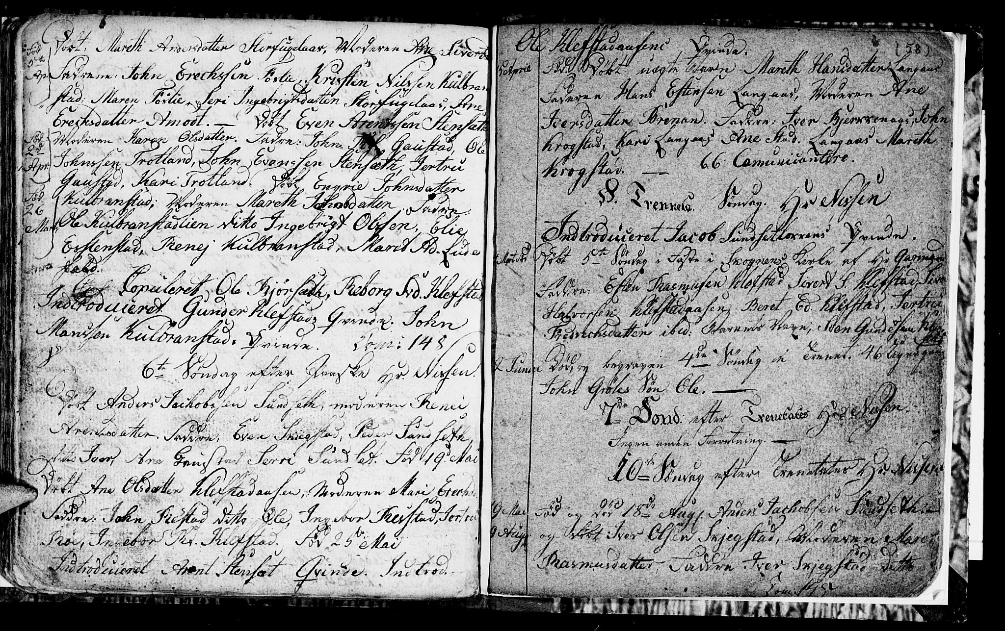 Ministerialprotokoller, klokkerbøker og fødselsregistre - Sør-Trøndelag, SAT/A-1456/694/L1129: Parish register (copy) no. 694C01, 1793-1815, p. 58