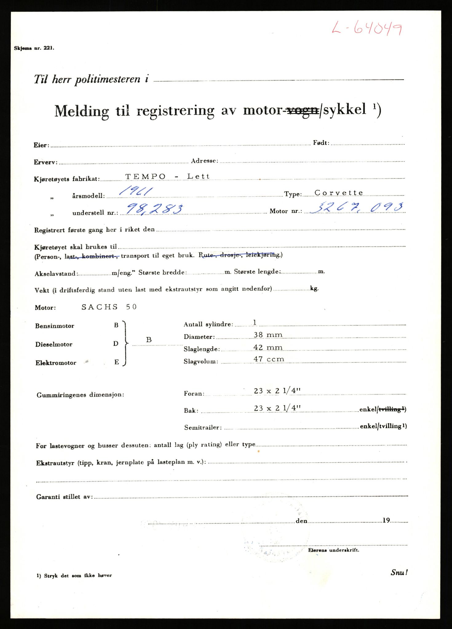 Stavanger trafikkstasjon, AV/SAST-A-101942/0/F/L0064: L-63800 - L-65399, 1930-1971, p. 436