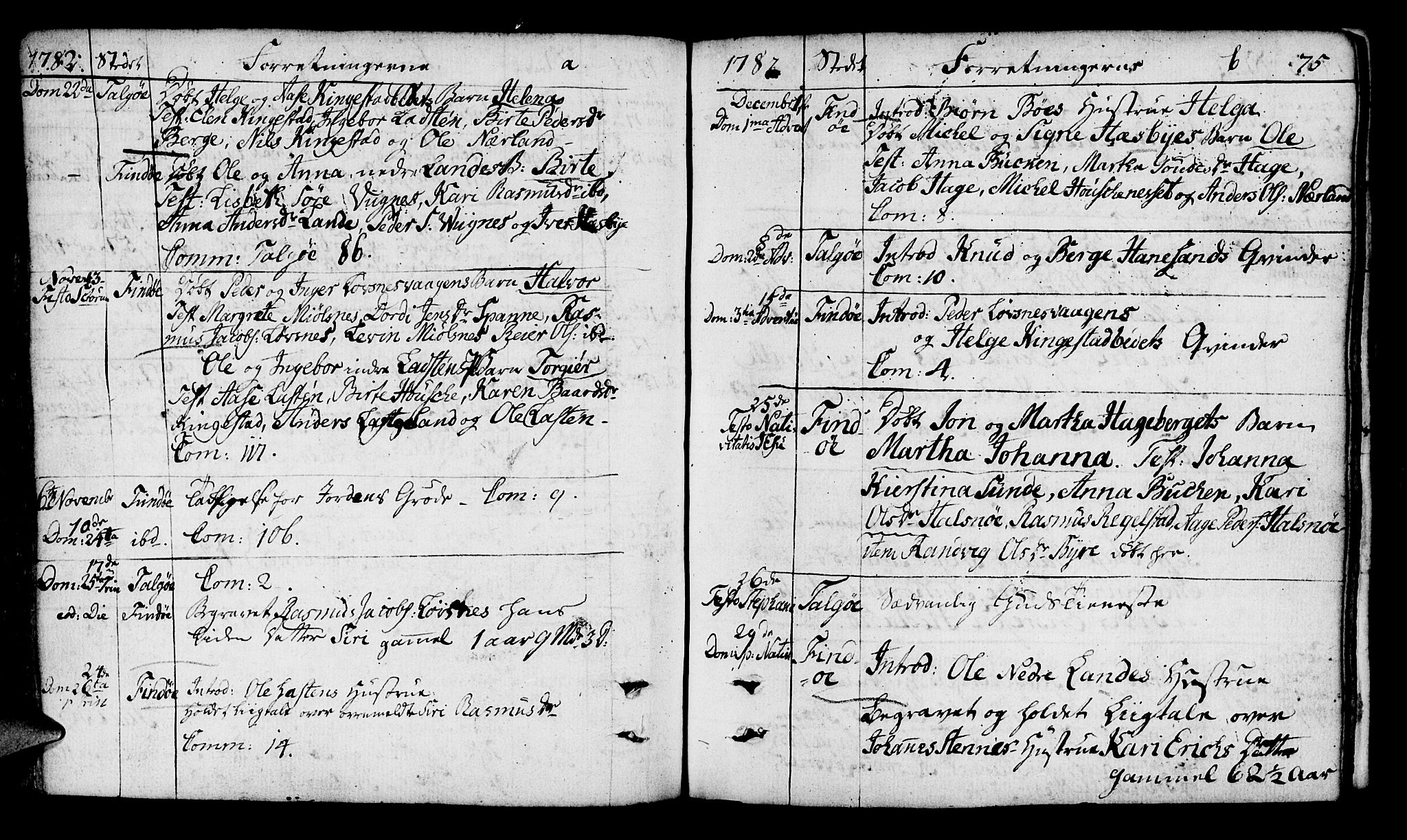 Finnøy sokneprestkontor, SAST/A-101825/H/Ha/Haa/L0005: Parish register (official) no. A 5, 1773-1816, p. 75