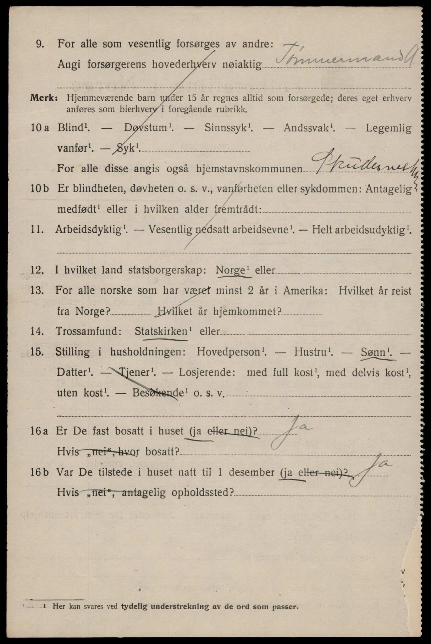 SAST, 1920 census for Skudeneshavn, 1920, p. 1393