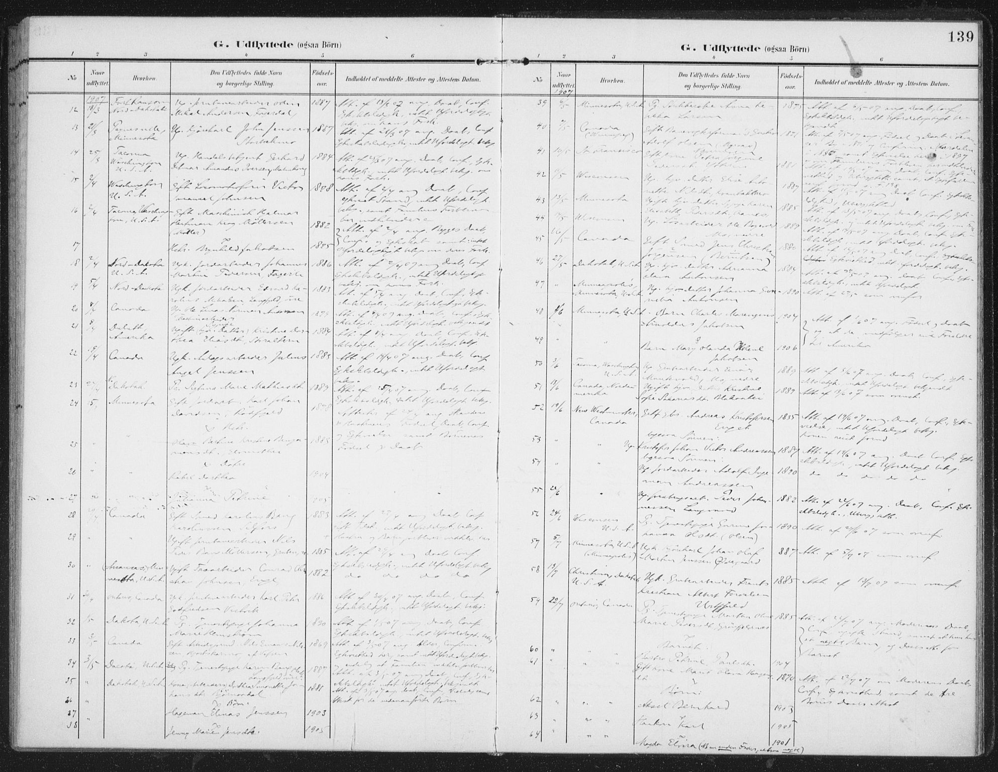 Ministerialprotokoller, klokkerbøker og fødselsregistre - Nordland, SAT/A-1459/827/L0403: Parish register (official) no. 827A15, 1903-1912, p. 139