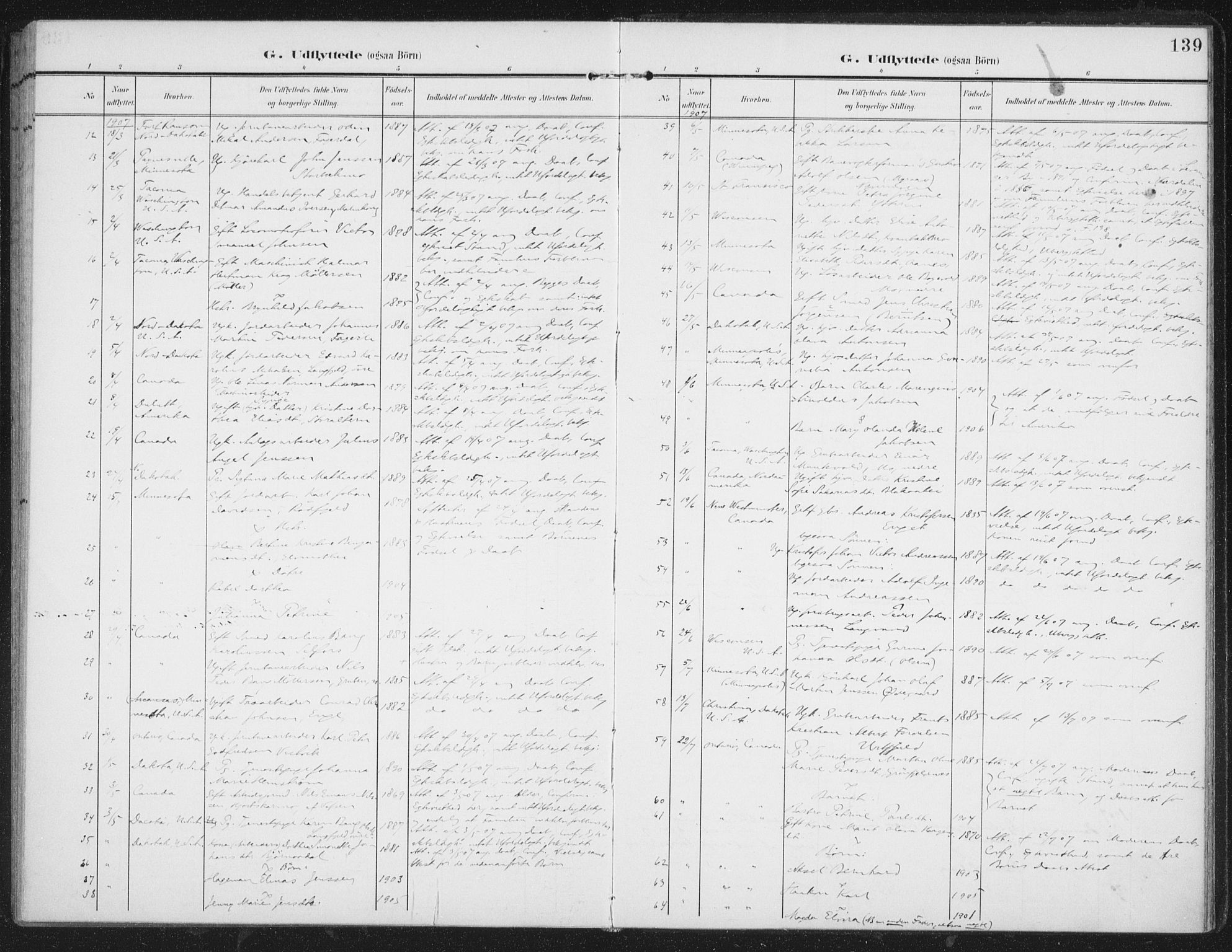 Ministerialprotokoller, klokkerbøker og fødselsregistre - Nordland, AV/SAT-A-1459/827/L0403: Parish register (official) no. 827A15, 1903-1912, p. 139