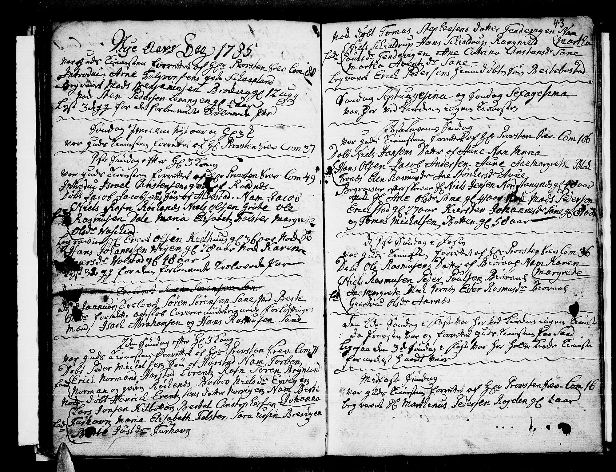 Trondenes sokneprestkontor, SATØ/S-1319/H/Hb/L0001klokker: Parish register (copy) no. 1, 1779-1794, p. 43