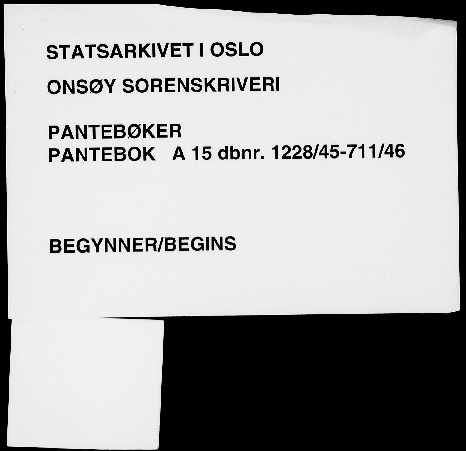 Onsøy sorenskriveri, SAO/A-10474/G/Ga/Gab/L0015: Mortgage book no. II A-15, 1945-1946