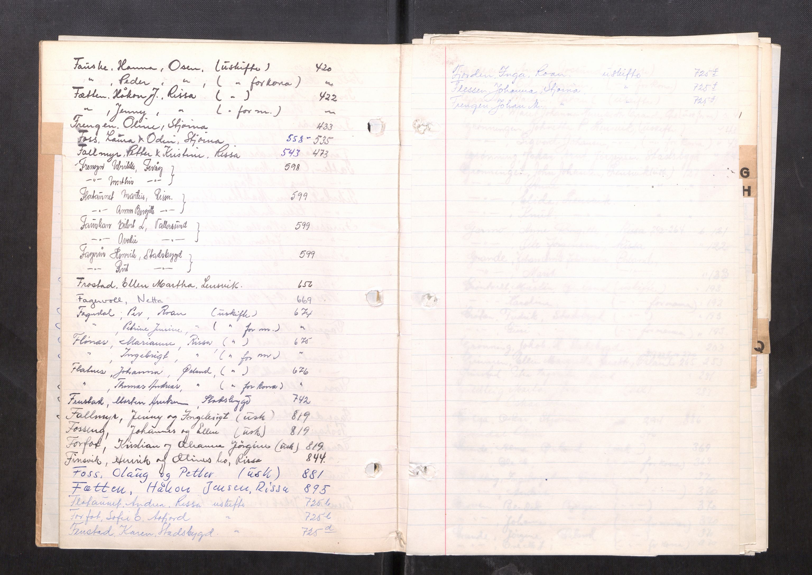 Fosen sorenskriveri, AV/SAT-A-1107/1/3/3B/L0018: Skiftebehandlingsprotokoll, 1942-1956
