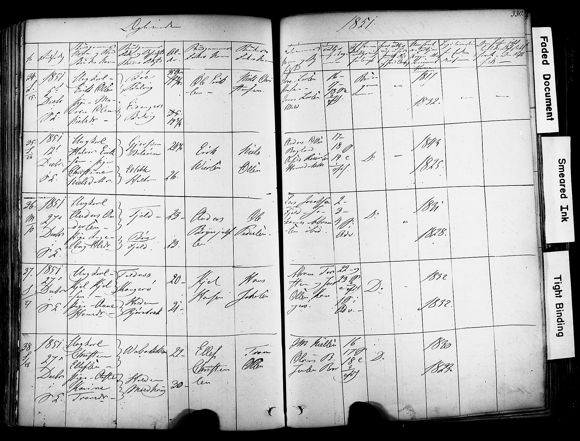 Solum kirkebøker, SAKO/A-306/F/Fa/L0006: Parish register (official) no. I 6, 1844-1855, p. 330
