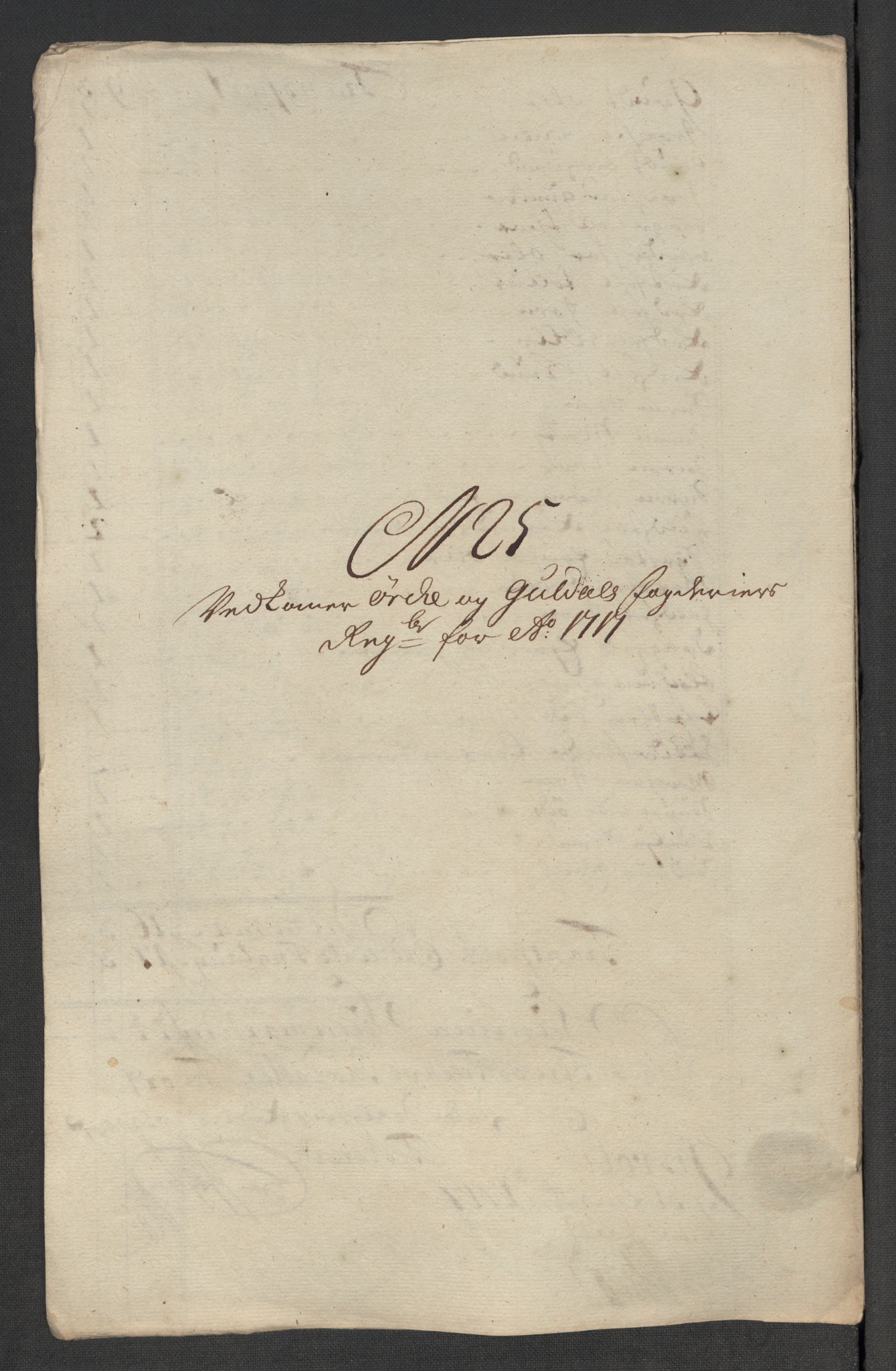 Rentekammeret inntil 1814, Reviderte regnskaper, Fogderegnskap, RA/EA-4092/R60/L3969: Fogderegnskap Orkdal og Gauldal, 1717, p. 243