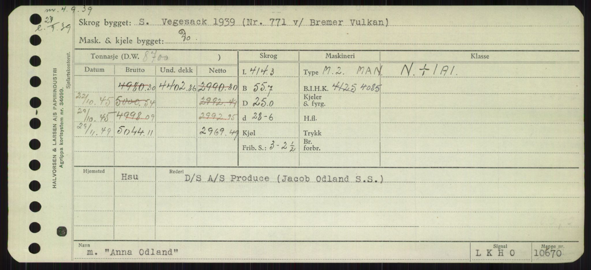 Sjøfartsdirektoratet med forløpere, Skipsmålingen, RA/S-1627/H/Hb/L0001: Fartøy, A-D, p. 47