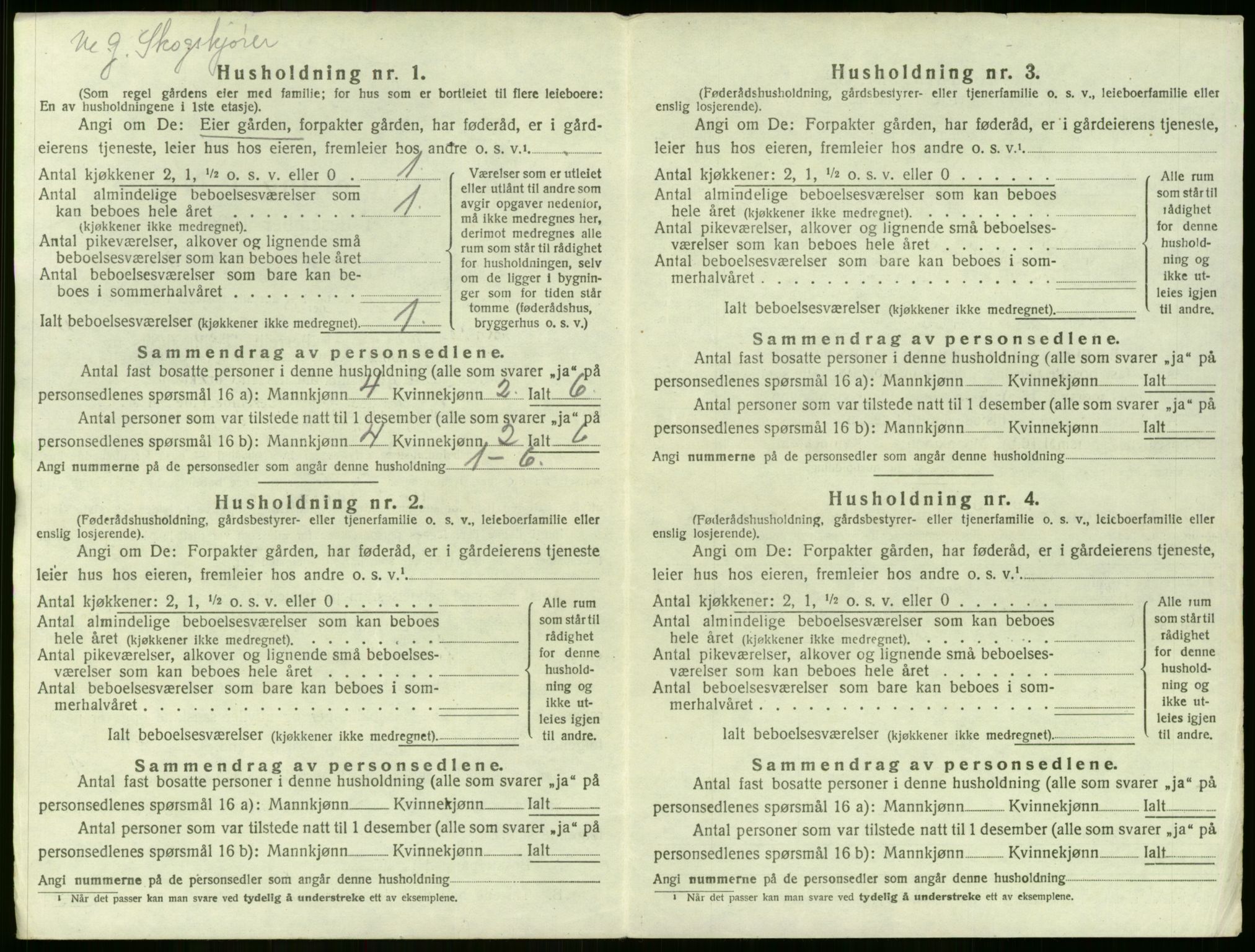 SAKO, 1920 census for Lier, 1920, p. 2502