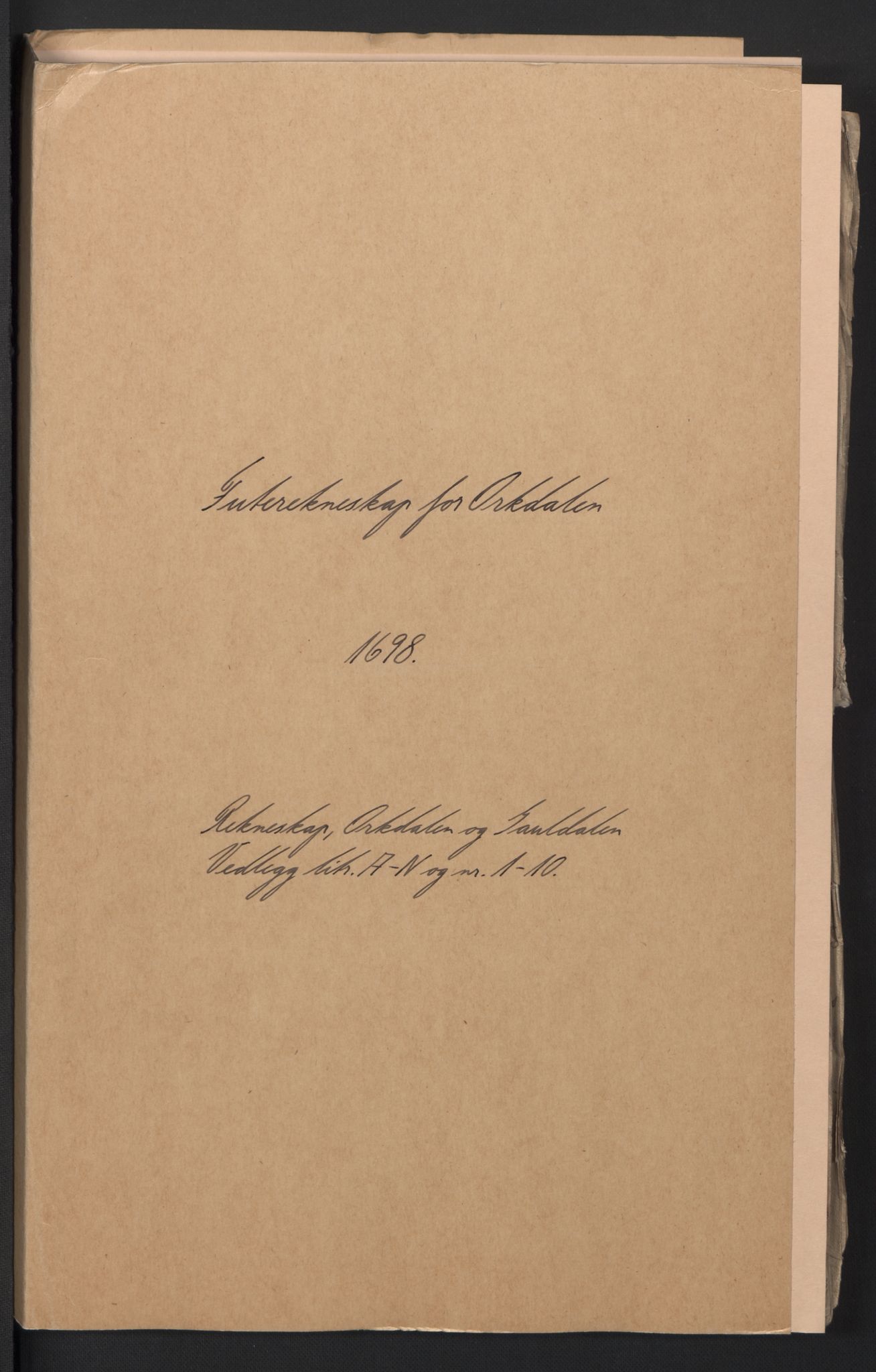 Rentekammeret inntil 1814, Reviderte regnskaper, Fogderegnskap, RA/EA-4092/R60/L3948: Fogderegnskap Orkdal og Gauldal, 1698, p. 2