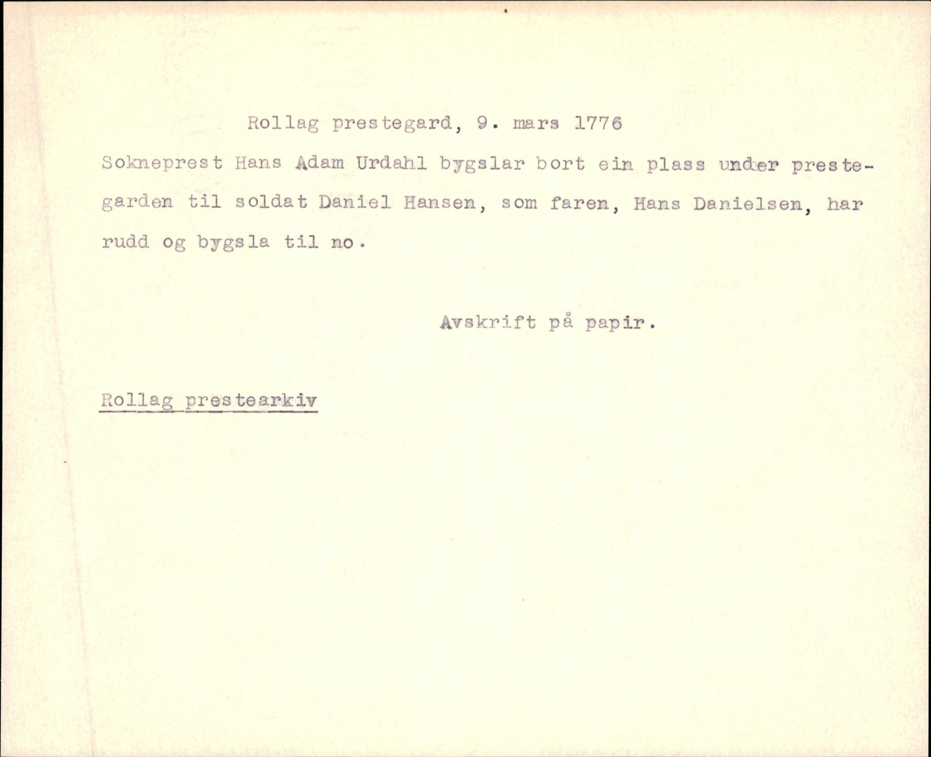 Riksarkivets diplomsamling, AV/RA-EA-5965/F35/F35k/L0002: Regestsedler: Prestearkiver fra Hedmark, Oppland, Buskerud og Vestfold, p. 347