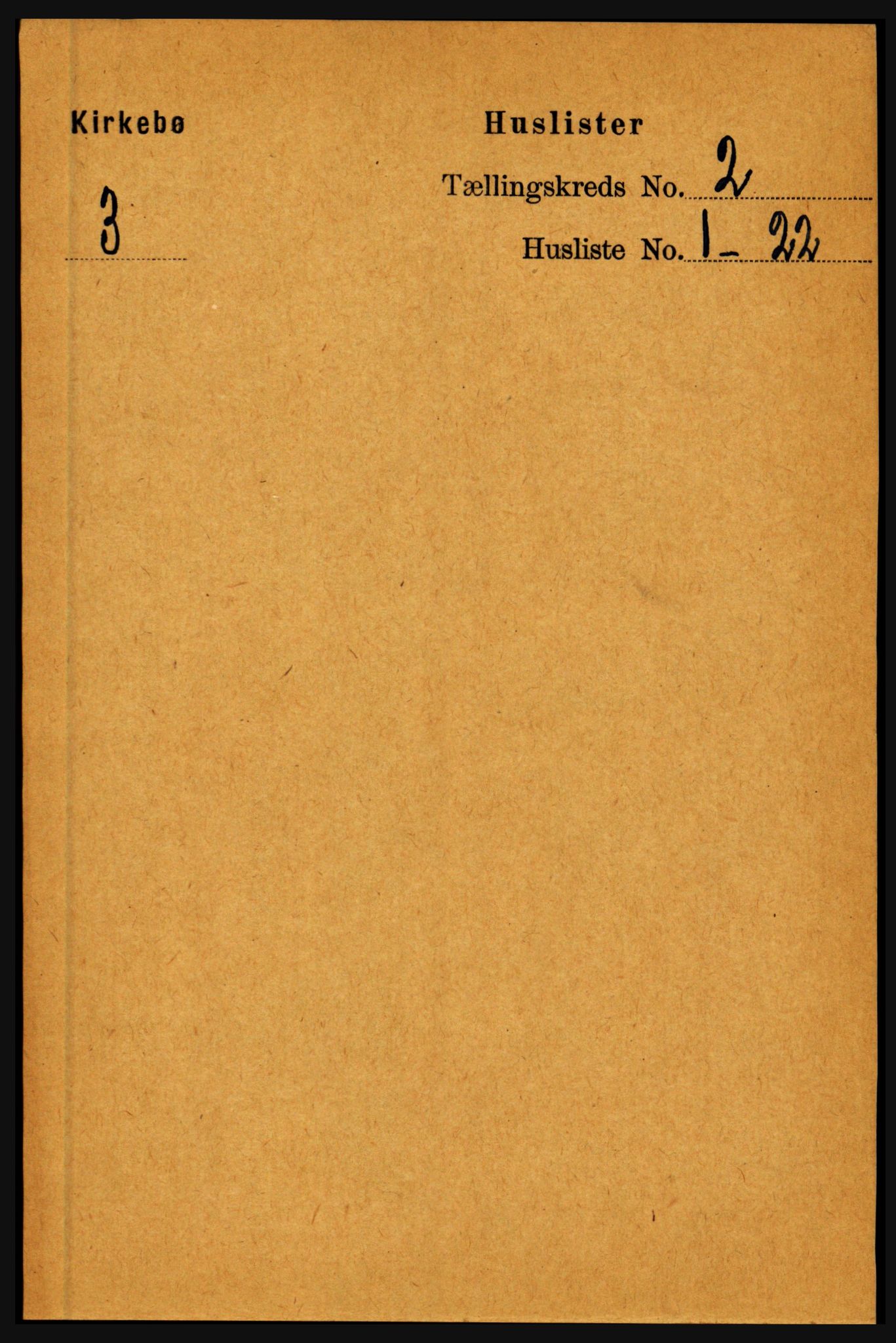 RA, 1891 census for 1416 Kyrkjebø, 1891, p. 281