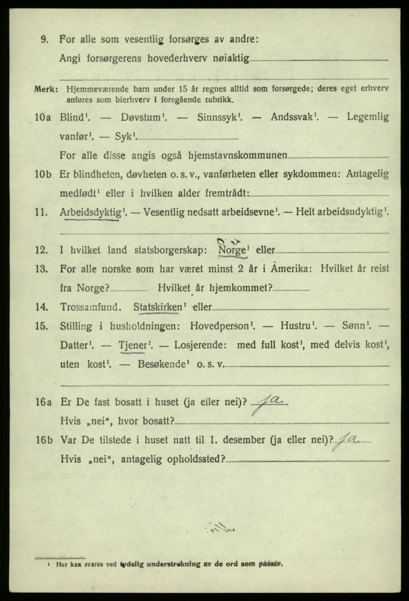 SAB, 1920 census for Åsane, 1920, p. 4454