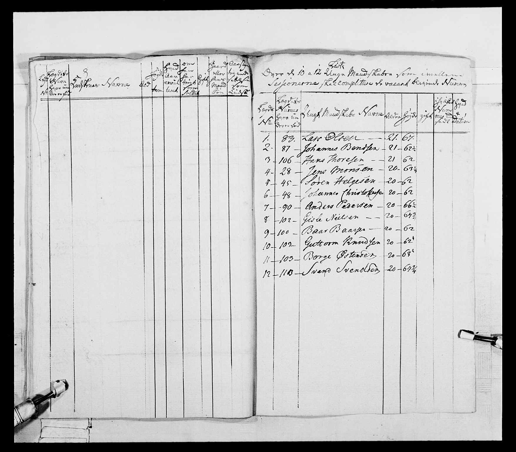 Generalitets- og kommissariatskollegiet, Det kongelige norske kommissariatskollegium, AV/RA-EA-5420/E/Eh/L0053: 1. Smålenske nasjonale infanteriregiment, 1789, p. 437