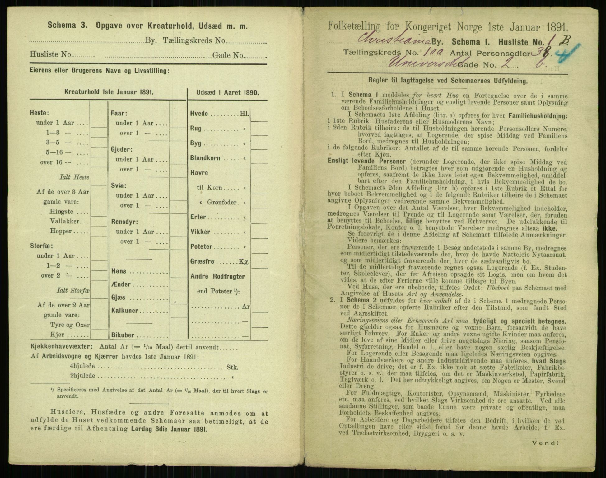 RA, 1891 census for 0301 Kristiania, 1891, p. 49131