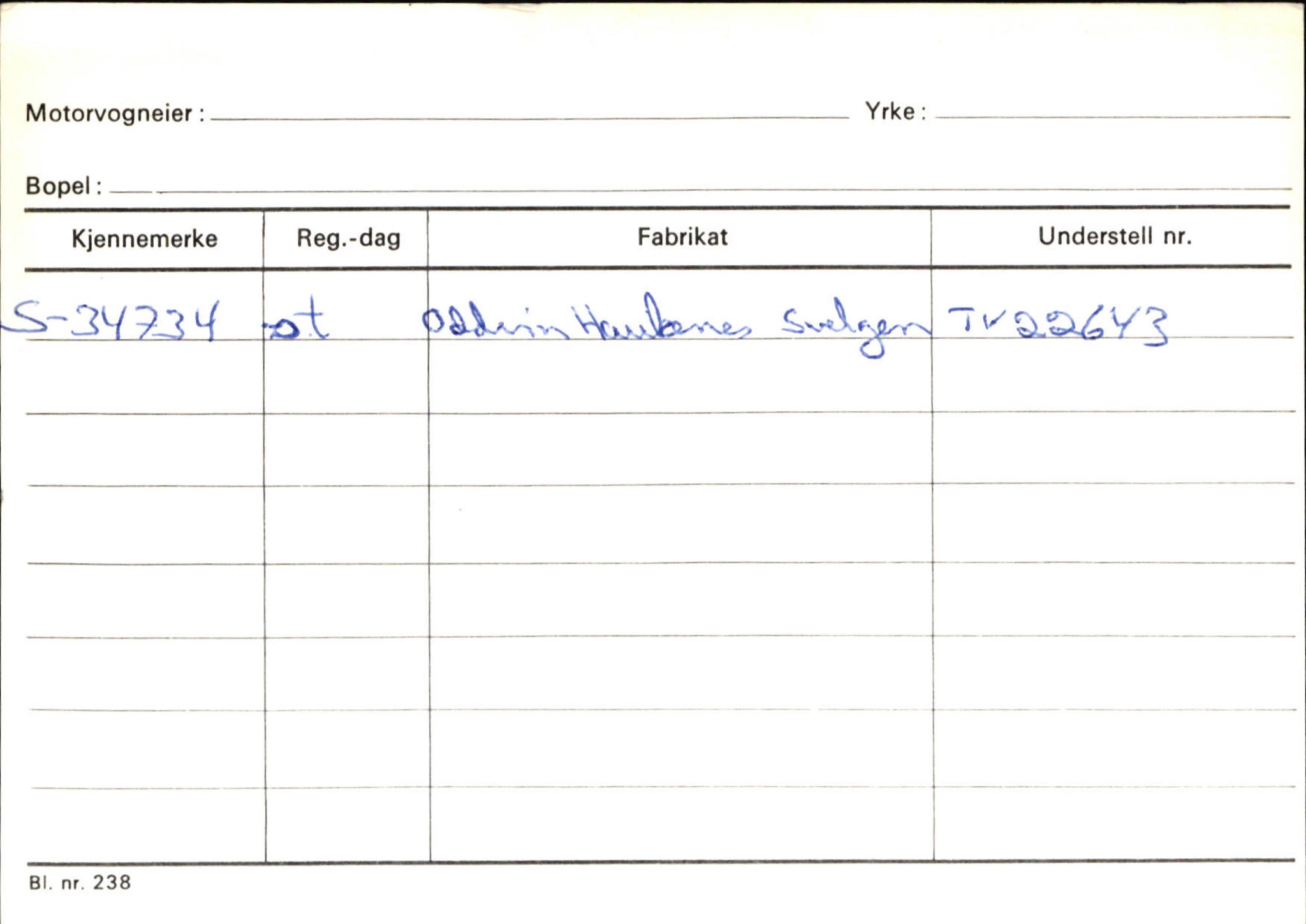 Statens vegvesen, Sogn og Fjordane vegkontor, SAB/A-5301/4/F/L0126: Eigarregister Fjaler M-Å. Leikanger A-Å, 1945-1975, p. 2428