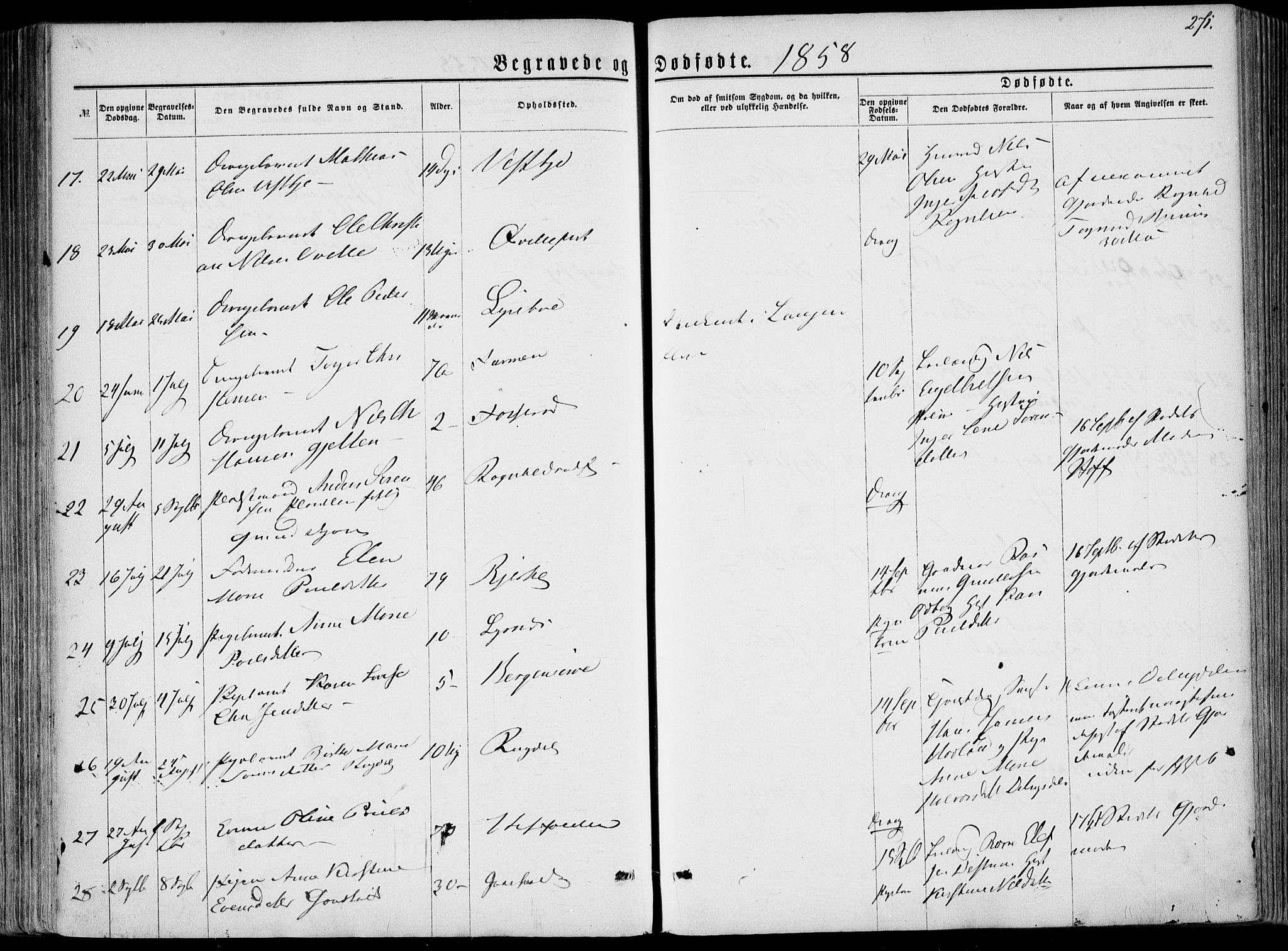 Hedrum kirkebøker, AV/SAKO-A-344/F/Fa/L0007: Parish register (official) no. I 7, 1857-1868, p. 271