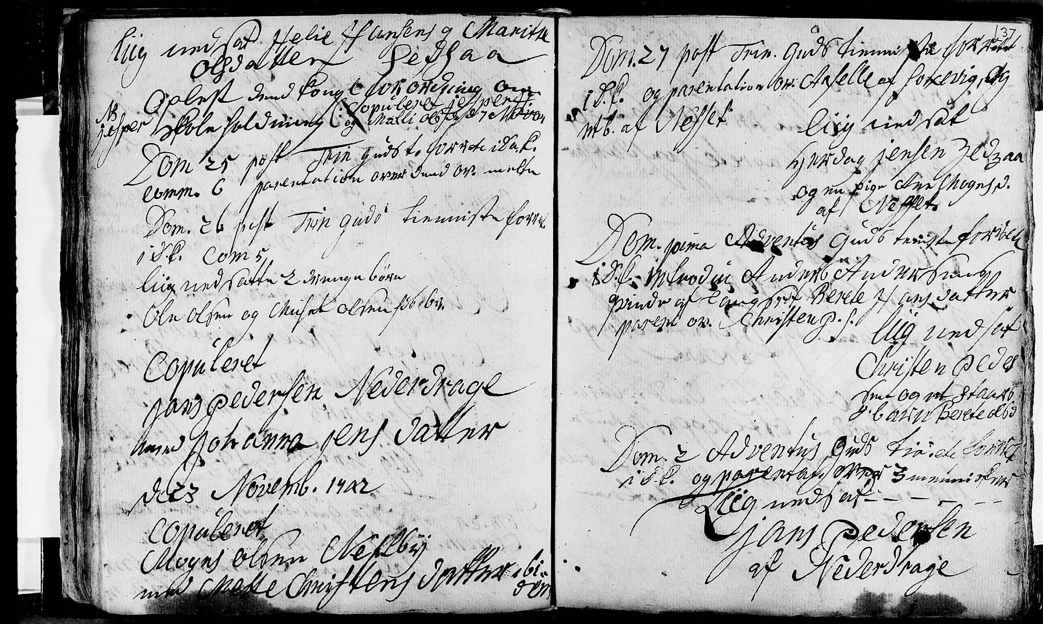 Ministerialprotokoller, klokkerbøker og fødselsregistre - Nordland, SAT/A-1459/847/L0662: Parish register (official) no. 847A02, 1735-1749, p. 37