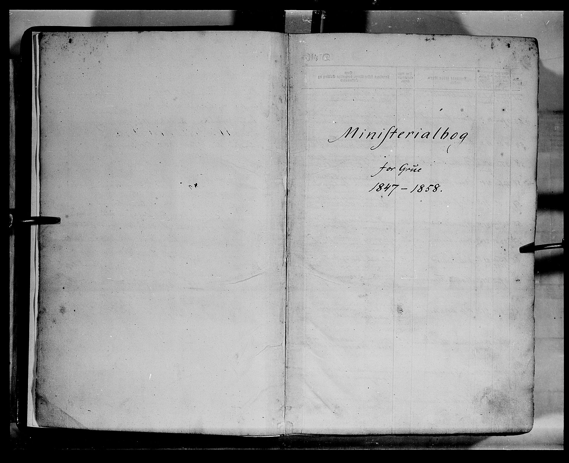 Grue prestekontor, AV/SAH-PREST-036/H/Ha/Haa/L0008: Parish register (official) no. 8, 1847-1858