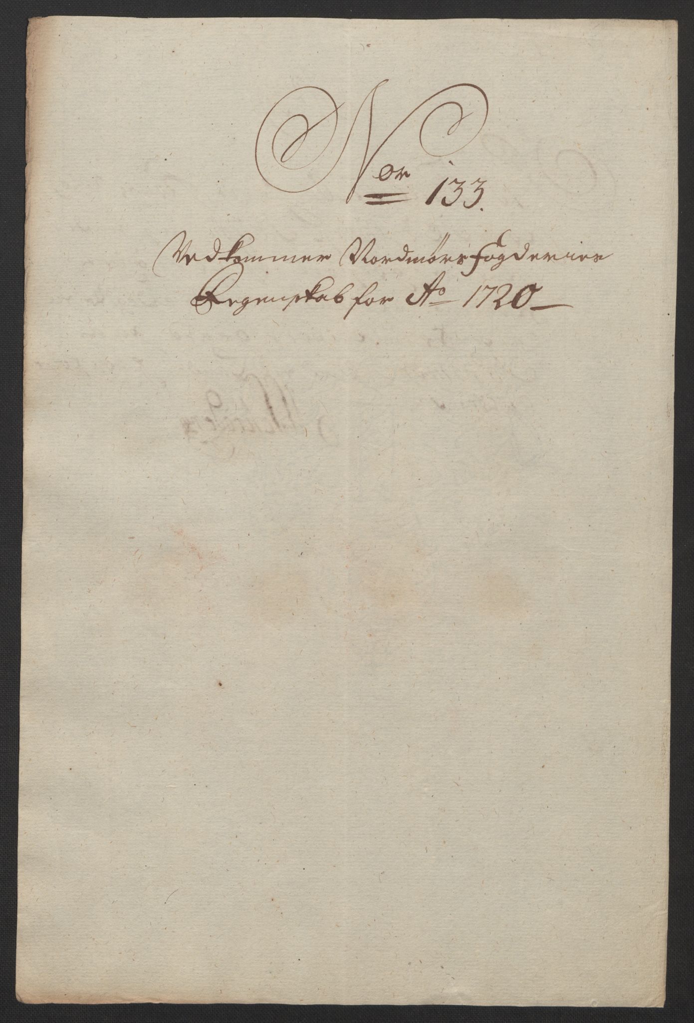 Rentekammeret inntil 1814, Reviderte regnskaper, Fogderegnskap, RA/EA-4092/R56/L3753: Fogderegnskap Nordmøre, 1720, p. 452