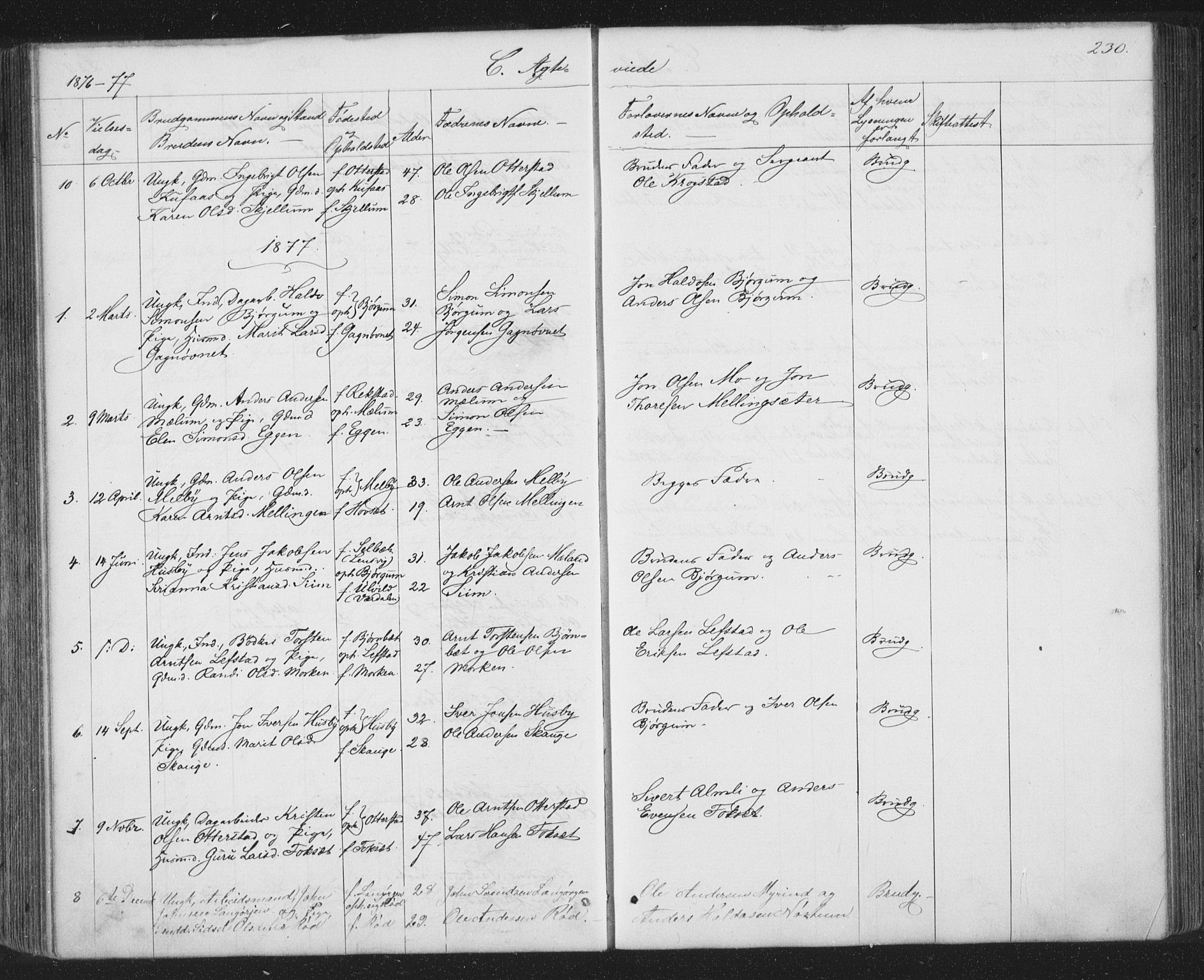 Ministerialprotokoller, klokkerbøker og fødselsregistre - Sør-Trøndelag, SAT/A-1456/667/L0798: Parish register (copy) no. 667C03, 1867-1929, p. 230