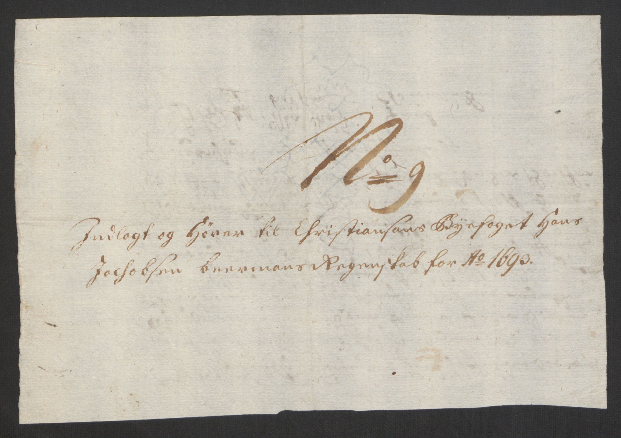 Rentekammeret inntil 1814, Reviderte regnskaper, Byregnskaper, AV/RA-EA-4066/R/Rm/L0285: [M18] Sikt og sakefall, 1681-1718, p. 203