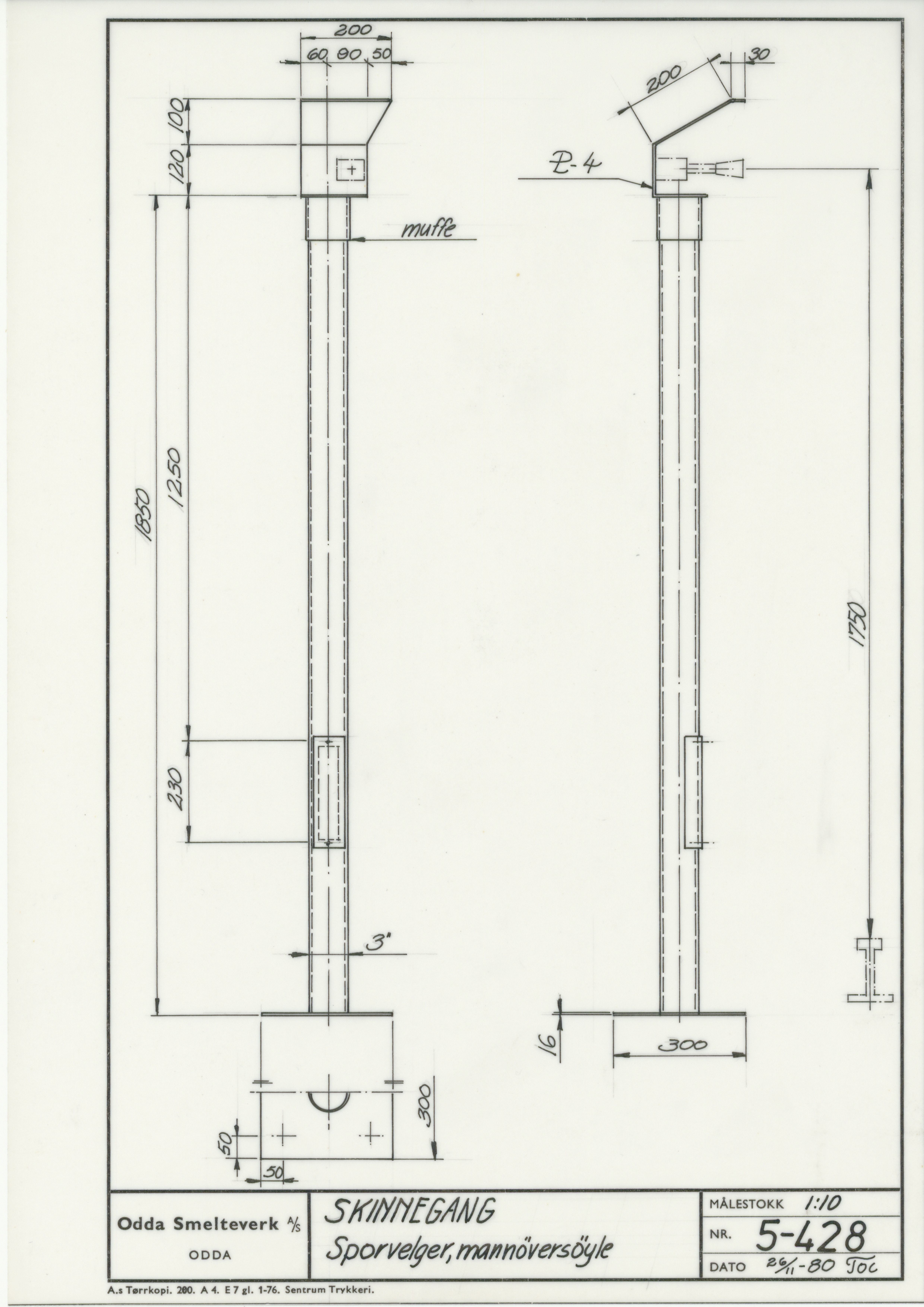 Odda smelteverk AS, KRAM/A-0157.1/T/Td/L0005: Gruppe 5. Transport, taubane, 1954-1994, p. 115