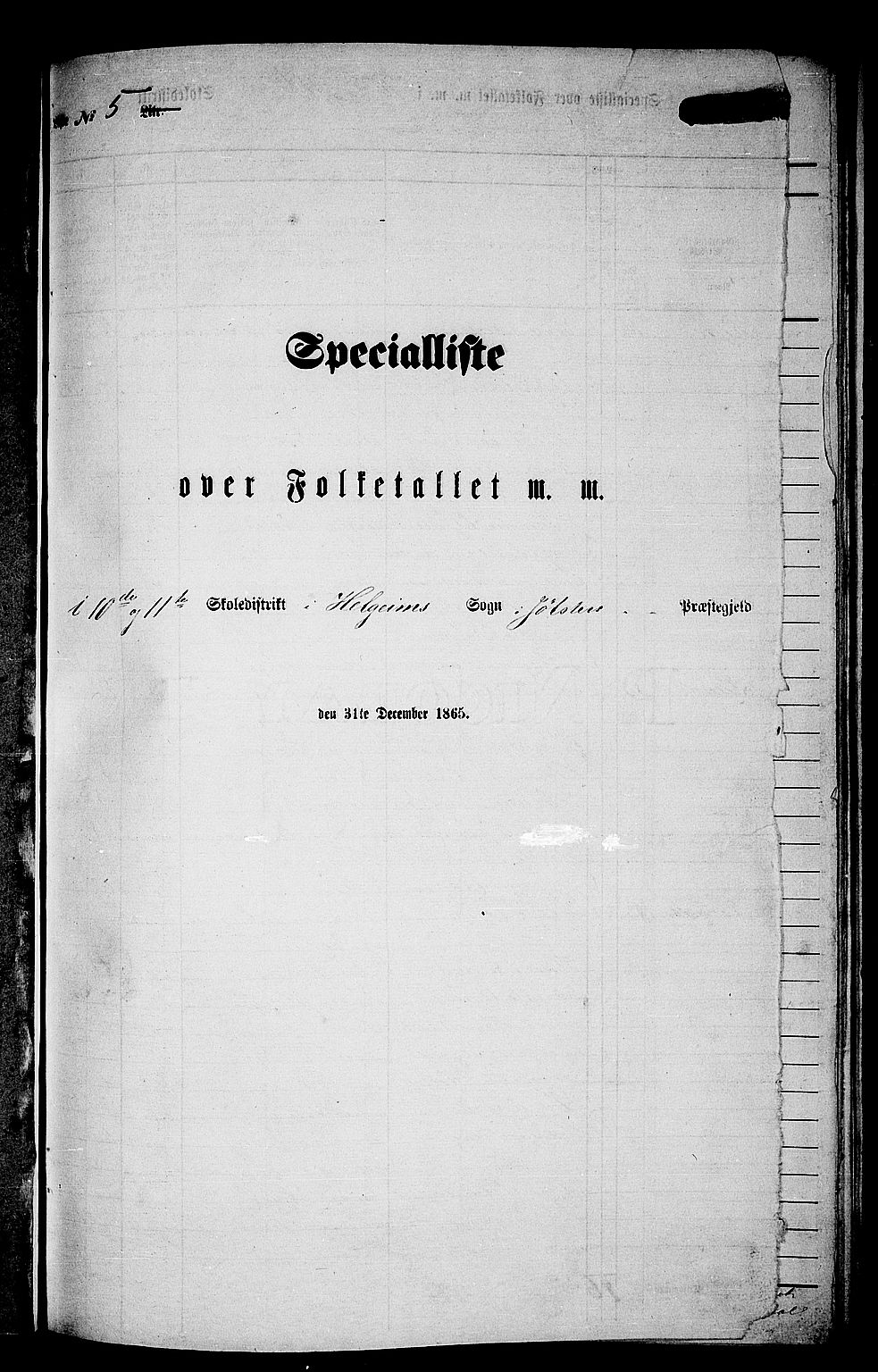 RA, 1865 census for Jølster, 1865, p. 57