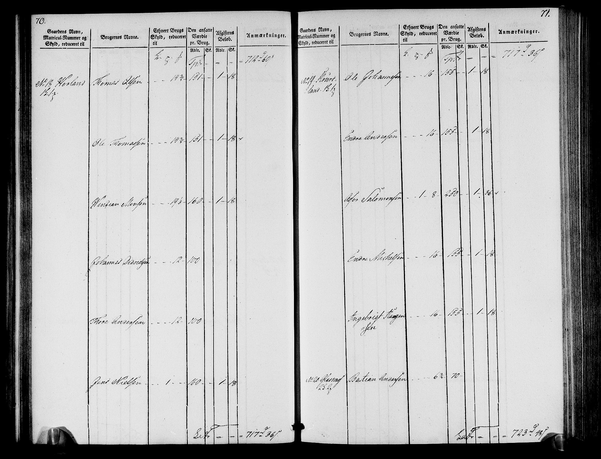 Rentekammeret inntil 1814, Realistisk ordnet avdeling, AV/RA-EA-4070/N/Ne/Nea/L0113: Nordhordland og Voss fogderi. Oppebørselsregister, 1803-1804, p. 39