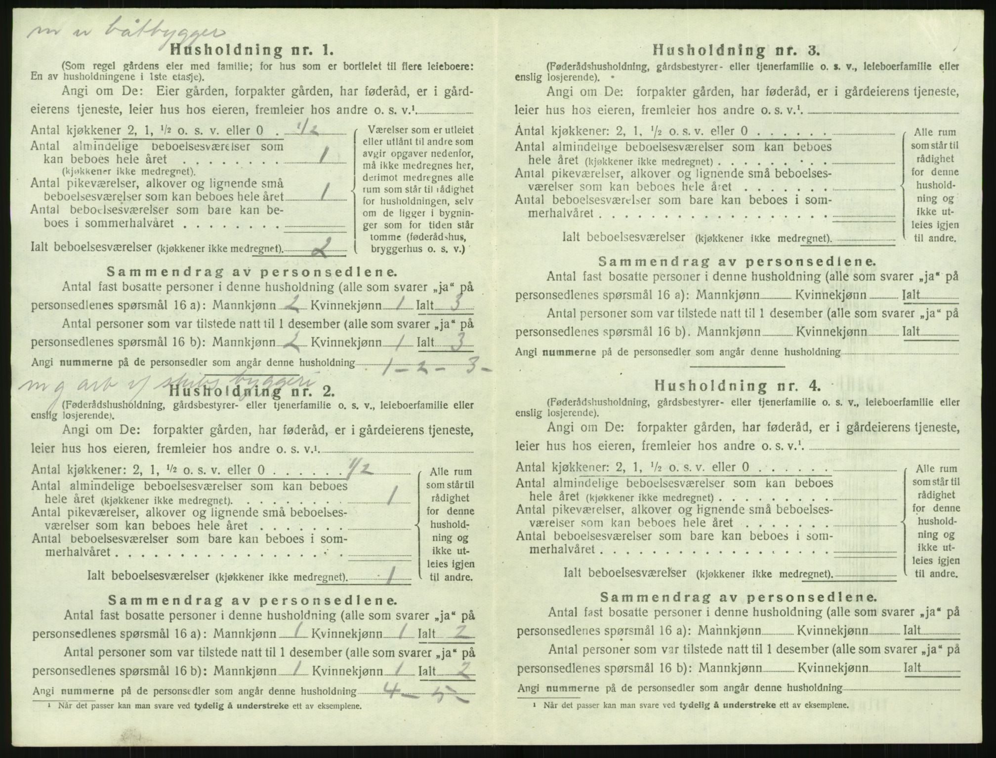 SAK, 1920 census for Fjære, 1920, p. 792