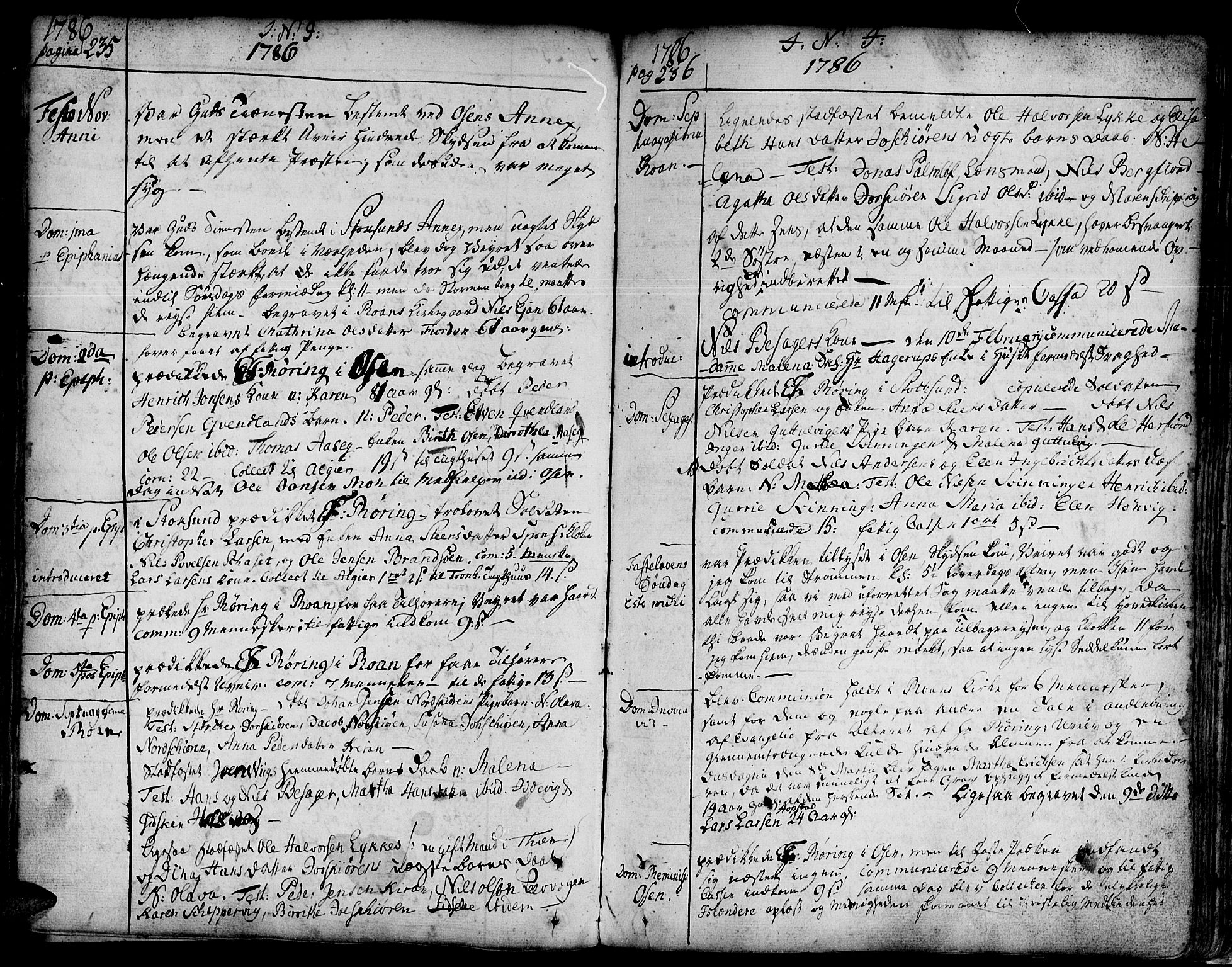 Ministerialprotokoller, klokkerbøker og fødselsregistre - Sør-Trøndelag, SAT/A-1456/657/L0700: Parish register (official) no. 657A01, 1732-1801, p. 335-336