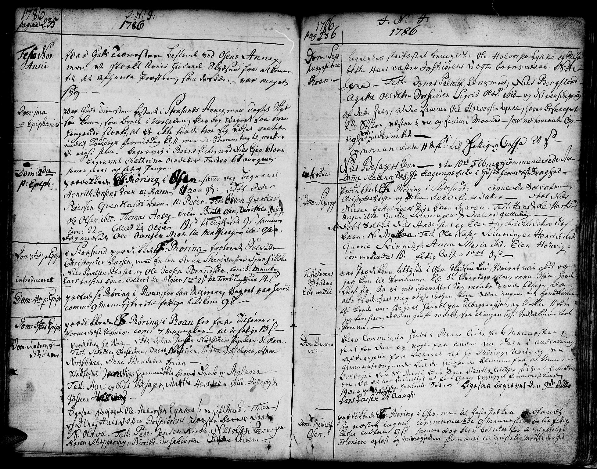 Ministerialprotokoller, klokkerbøker og fødselsregistre - Sør-Trøndelag, AV/SAT-A-1456/657/L0700: Parish register (official) no. 657A01, 1732-1801, p. 335-336