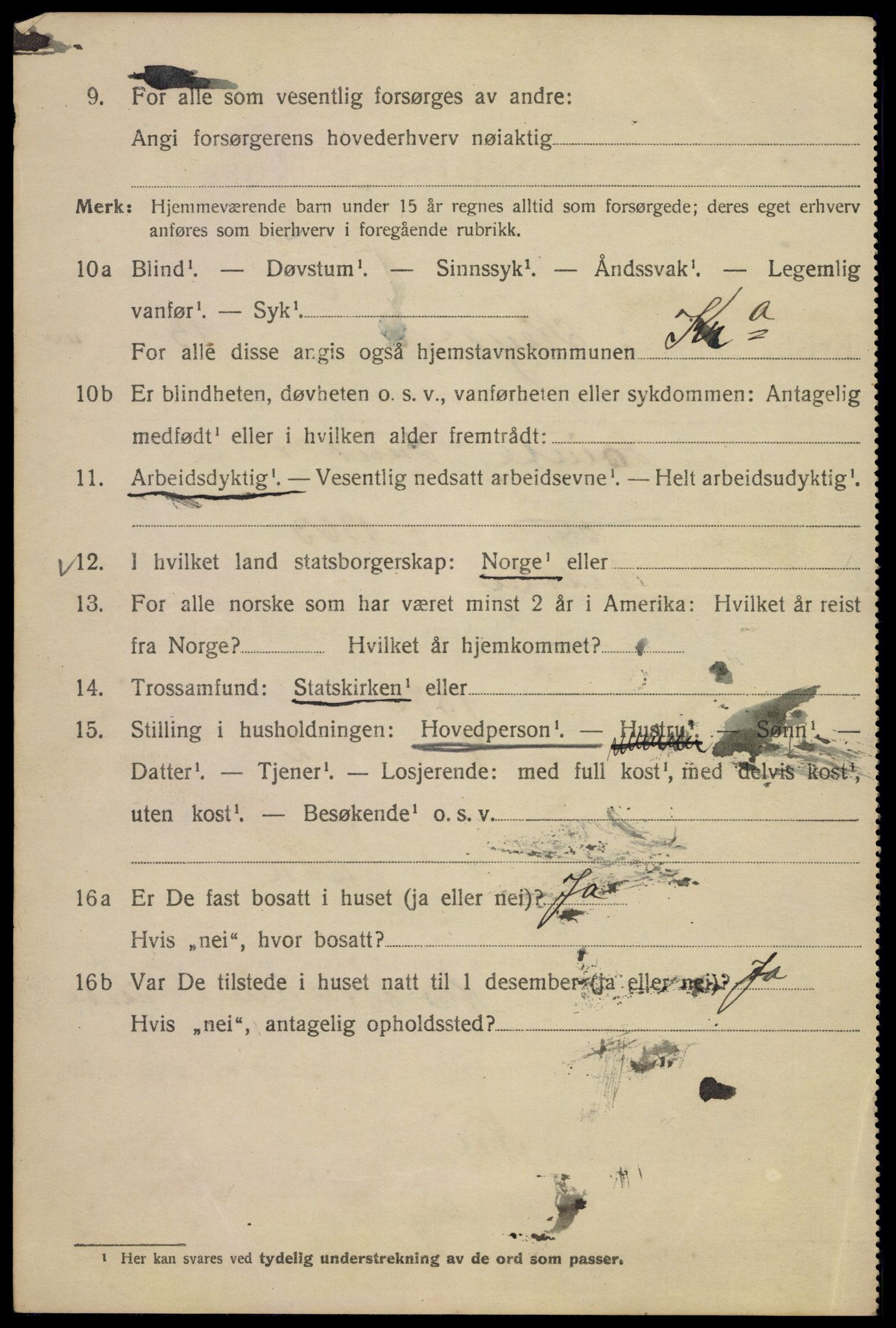 SAO, 1920 census for Kristiania, 1920, p. 332098