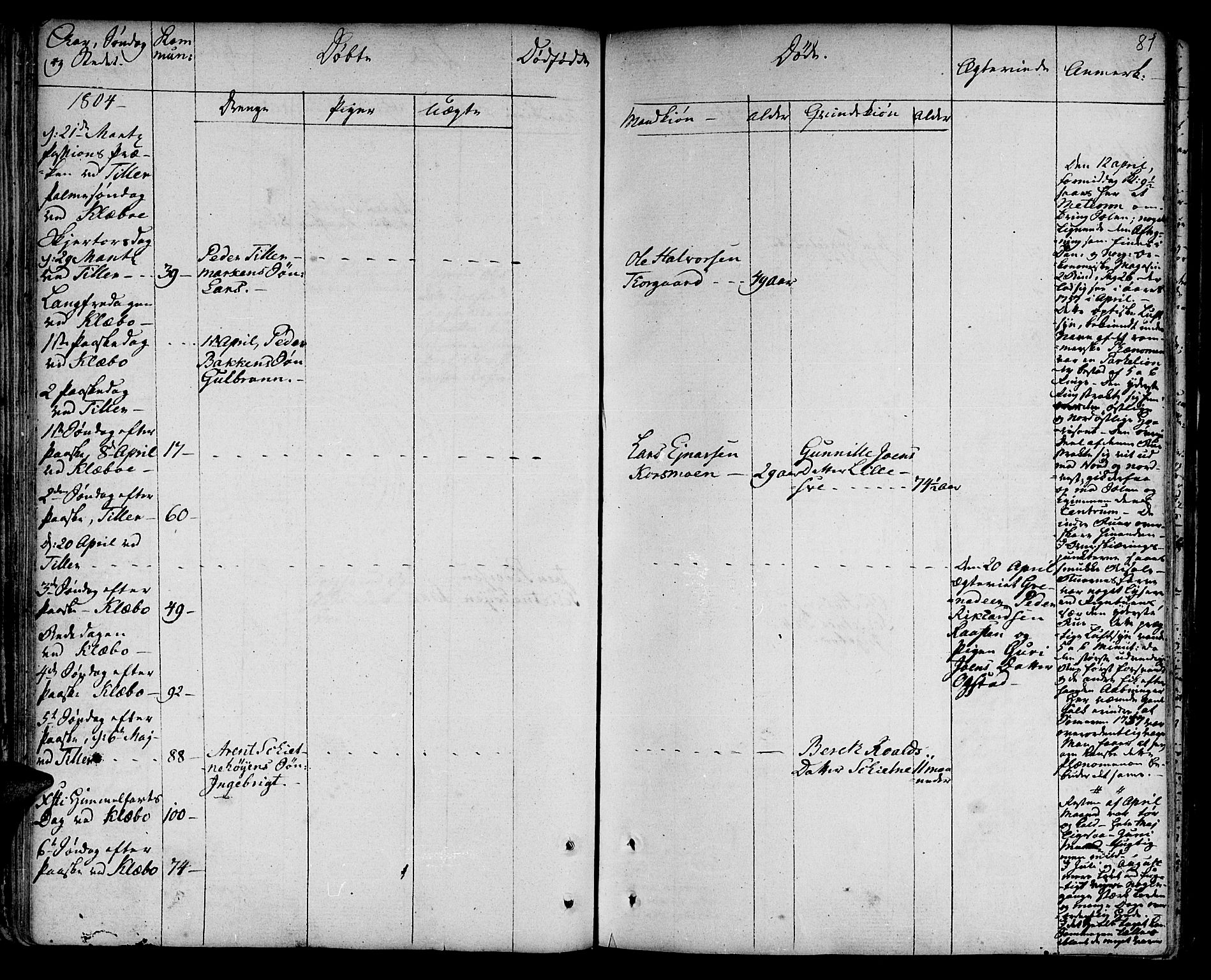 Ministerialprotokoller, klokkerbøker og fødselsregistre - Sør-Trøndelag, AV/SAT-A-1456/618/L0438: Parish register (official) no. 618A03, 1783-1815, p. 81