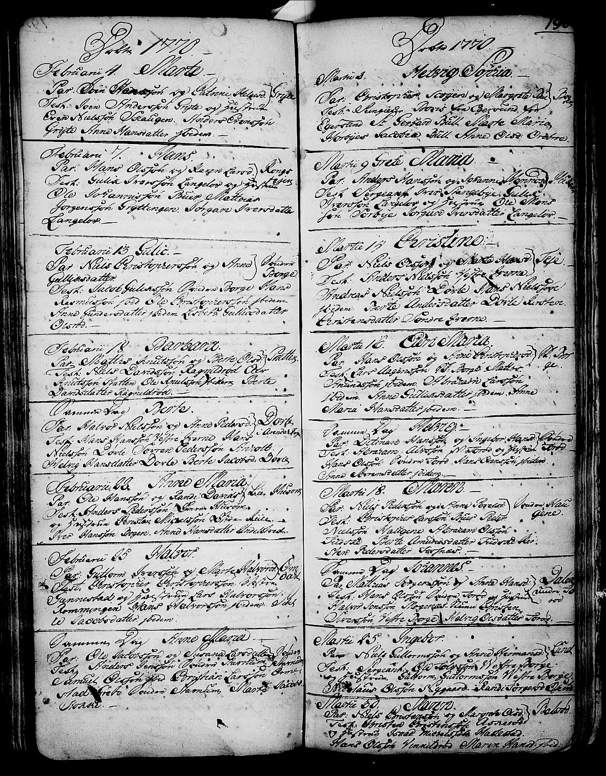 Stokke kirkebøker, AV/SAKO-A-320/F/Fa/L0002: Parish register (official) no. I 2, 1732-1770, p. 196