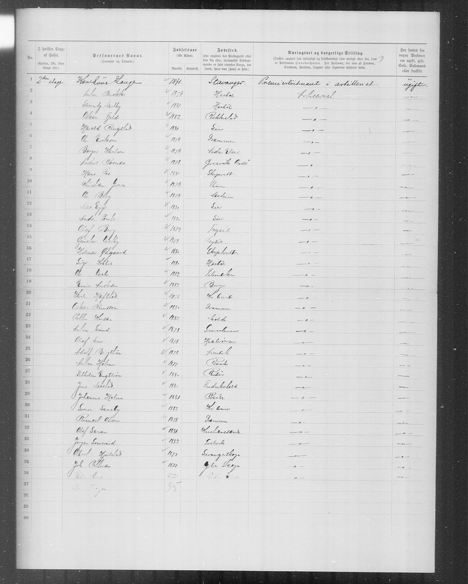 OBA, Municipal Census 1899 for Kristiania, 1899, p. 9271