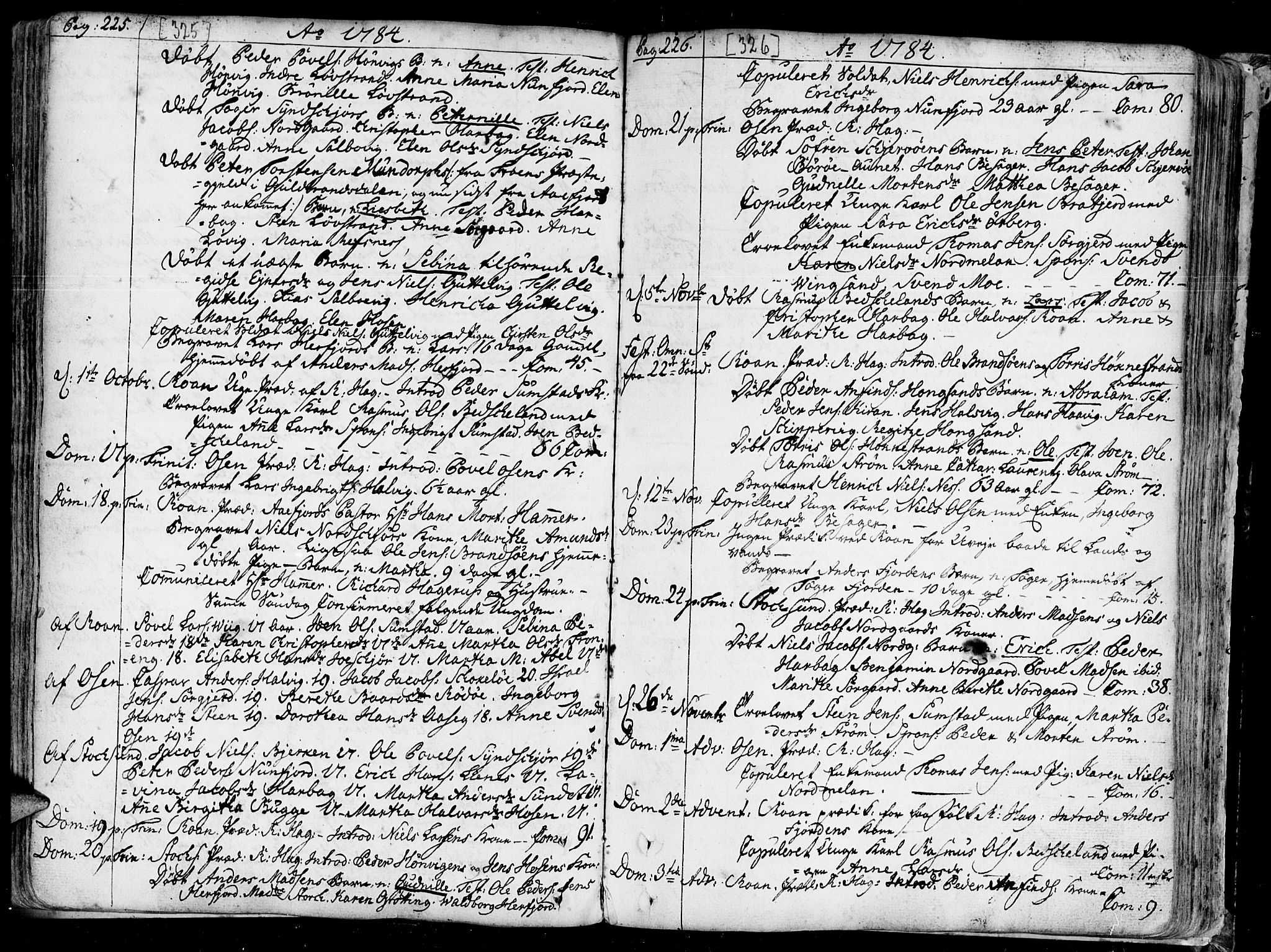 Ministerialprotokoller, klokkerbøker og fødselsregistre - Sør-Trøndelag, AV/SAT-A-1456/657/L0700: Parish register (official) no. 657A01, 1732-1801, p. 325-326