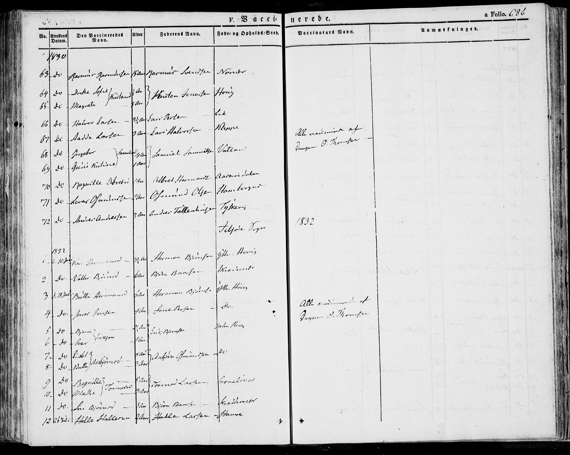 Jelsa sokneprestkontor, SAST/A-101842/01/IV: Parish register (official) no. A 6.2, 1828-1853, p. 686