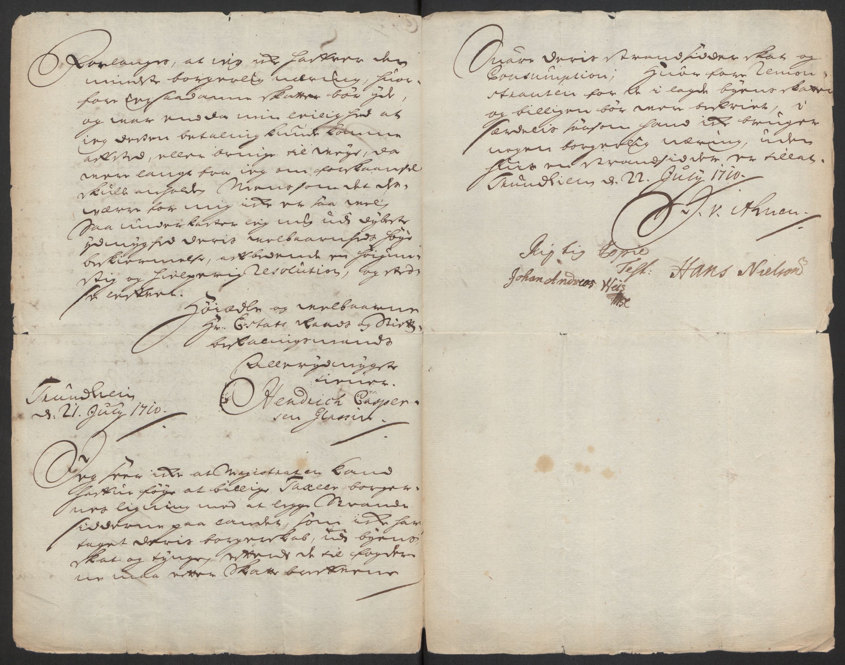 Rentekammeret inntil 1814, Reviderte regnskaper, Byregnskaper, AV/RA-EA-4066/R/Rs/L0507: [S3] Kontribusjonsregnskap, 1699-1711, p. 408