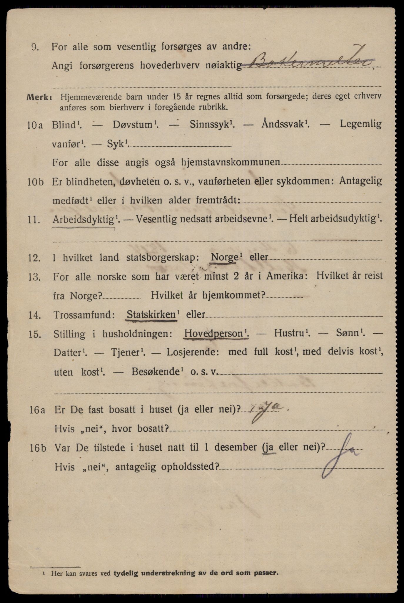 SAST, 1920 census for Haugesund, 1920, p. 11500