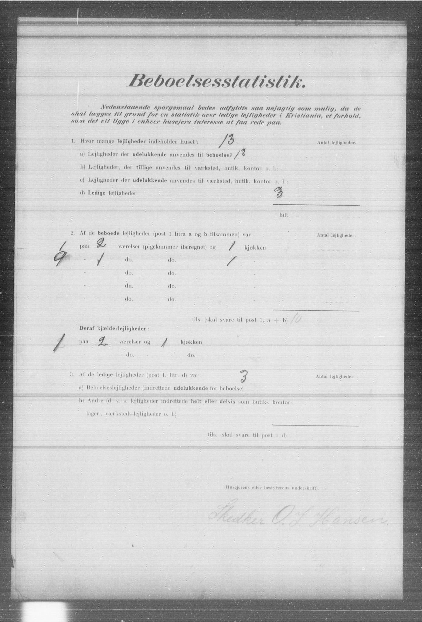 OBA, Municipal Census 1902 for Kristiania, 1902, p. 8129