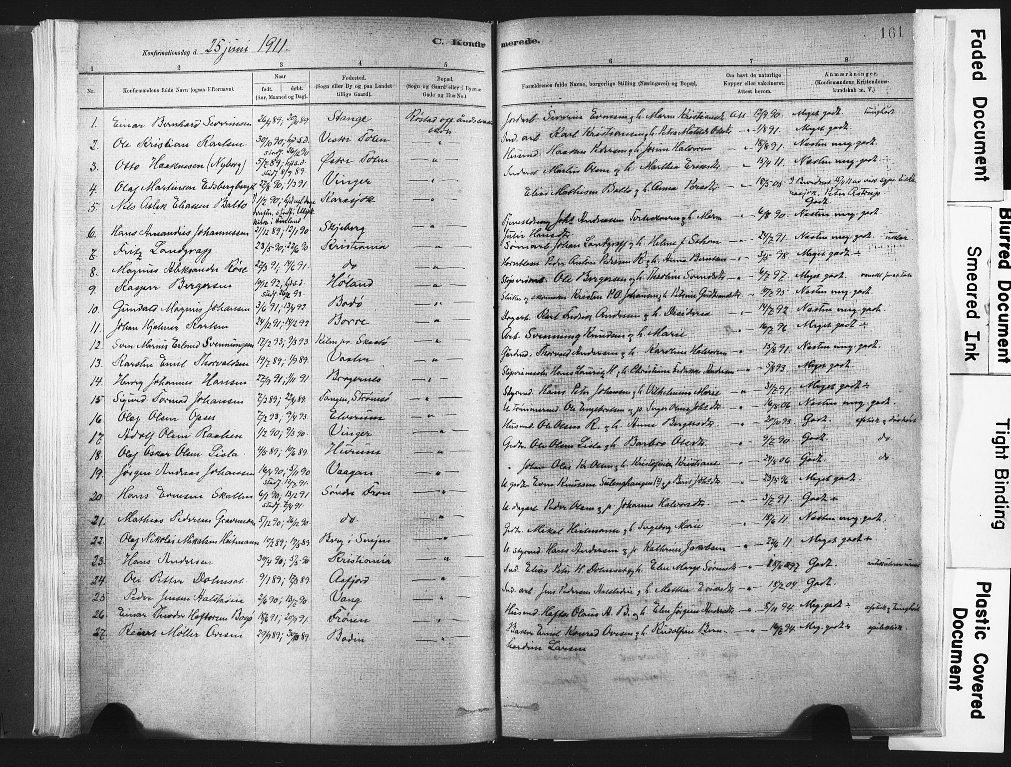 Ministerialprotokoller, klokkerbøker og fødselsregistre - Nord-Trøndelag, SAT/A-1458/721/L0207: Parish register (official) no. 721A02, 1880-1911, p. 161