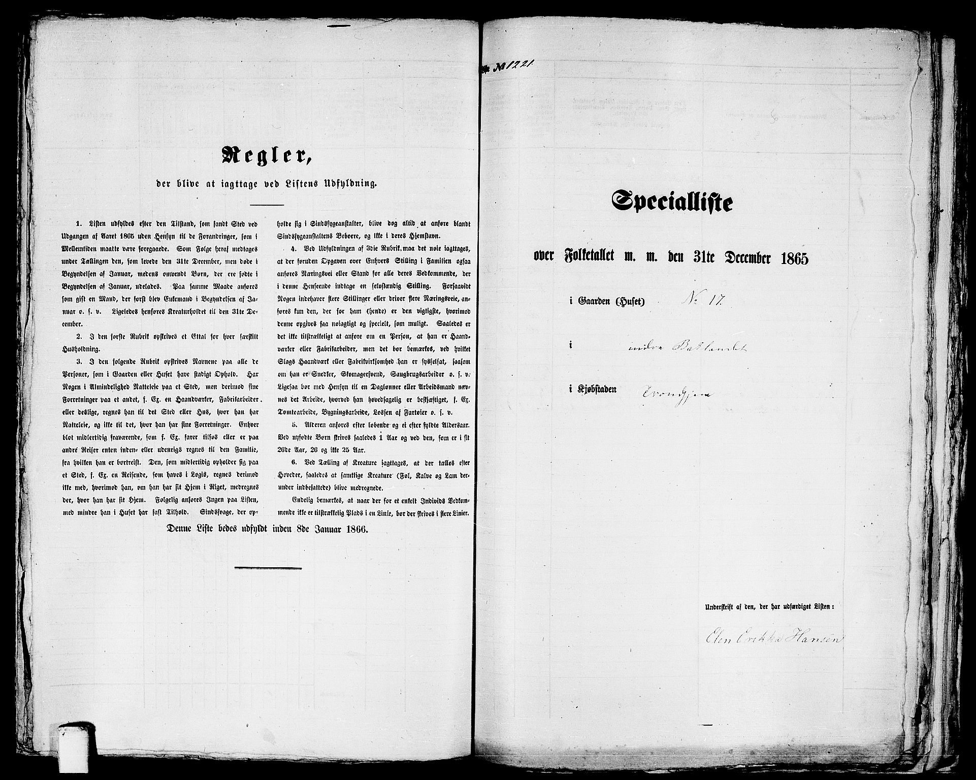 RA, 1865 census for Trondheim, 1865, p. 2538