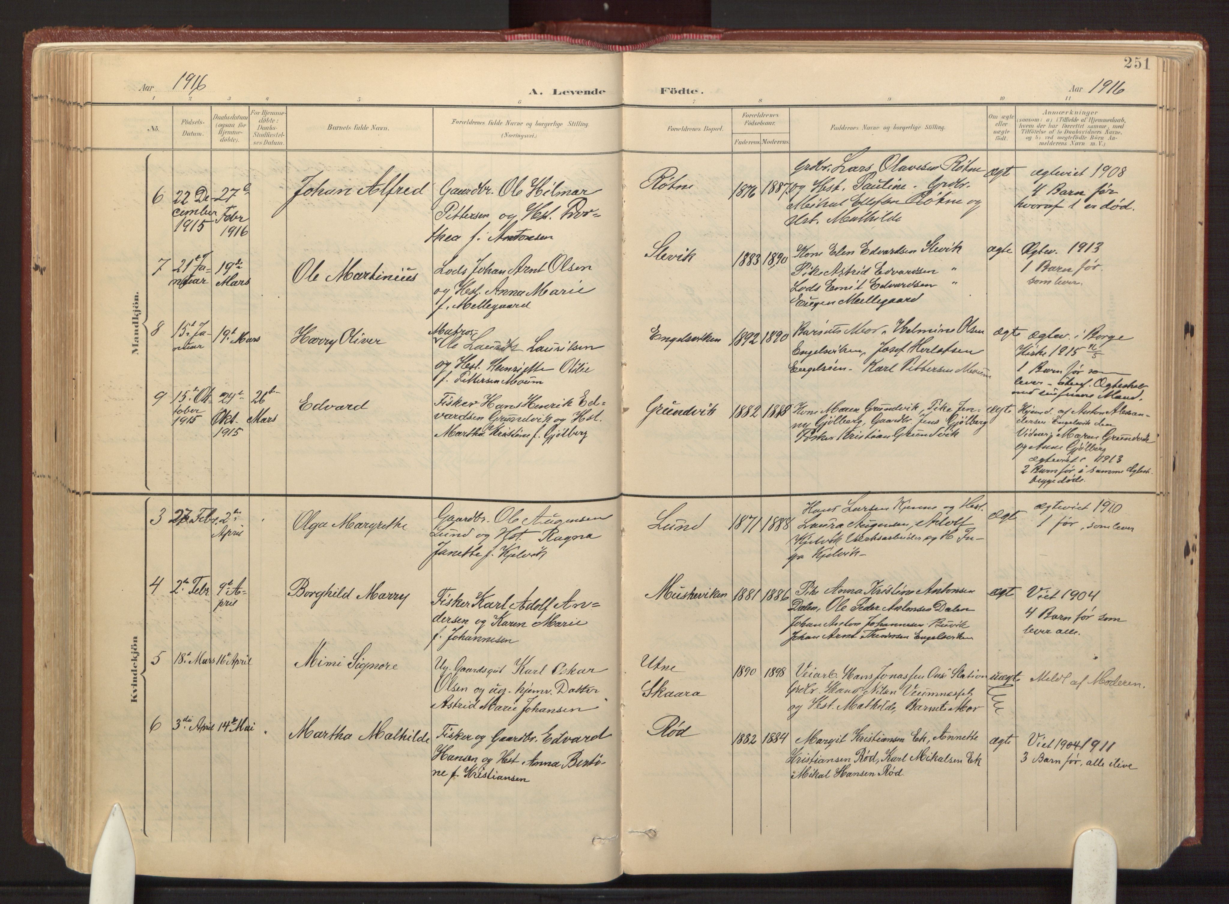 Onsøy prestekontor Kirkebøker, AV/SAO-A-10914/F/Fa/L0008: Parish register (official) no. I 8, 1899-1923, p. 251
