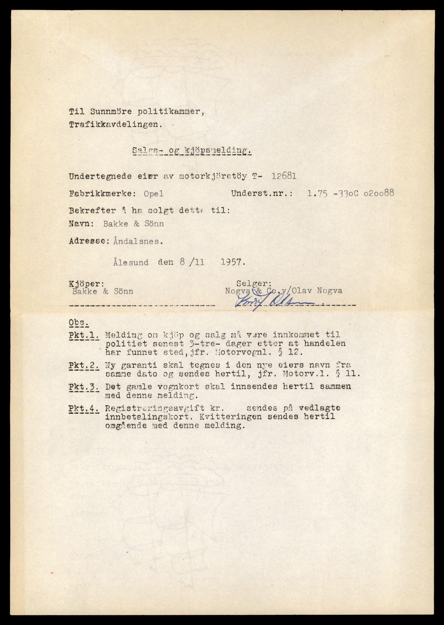 Møre og Romsdal vegkontor - Ålesund trafikkstasjon, AV/SAT-A-4099/F/Fe/L0035: Registreringskort for kjøretøy T 12653 - T 12829, 1927-1998, p. 486