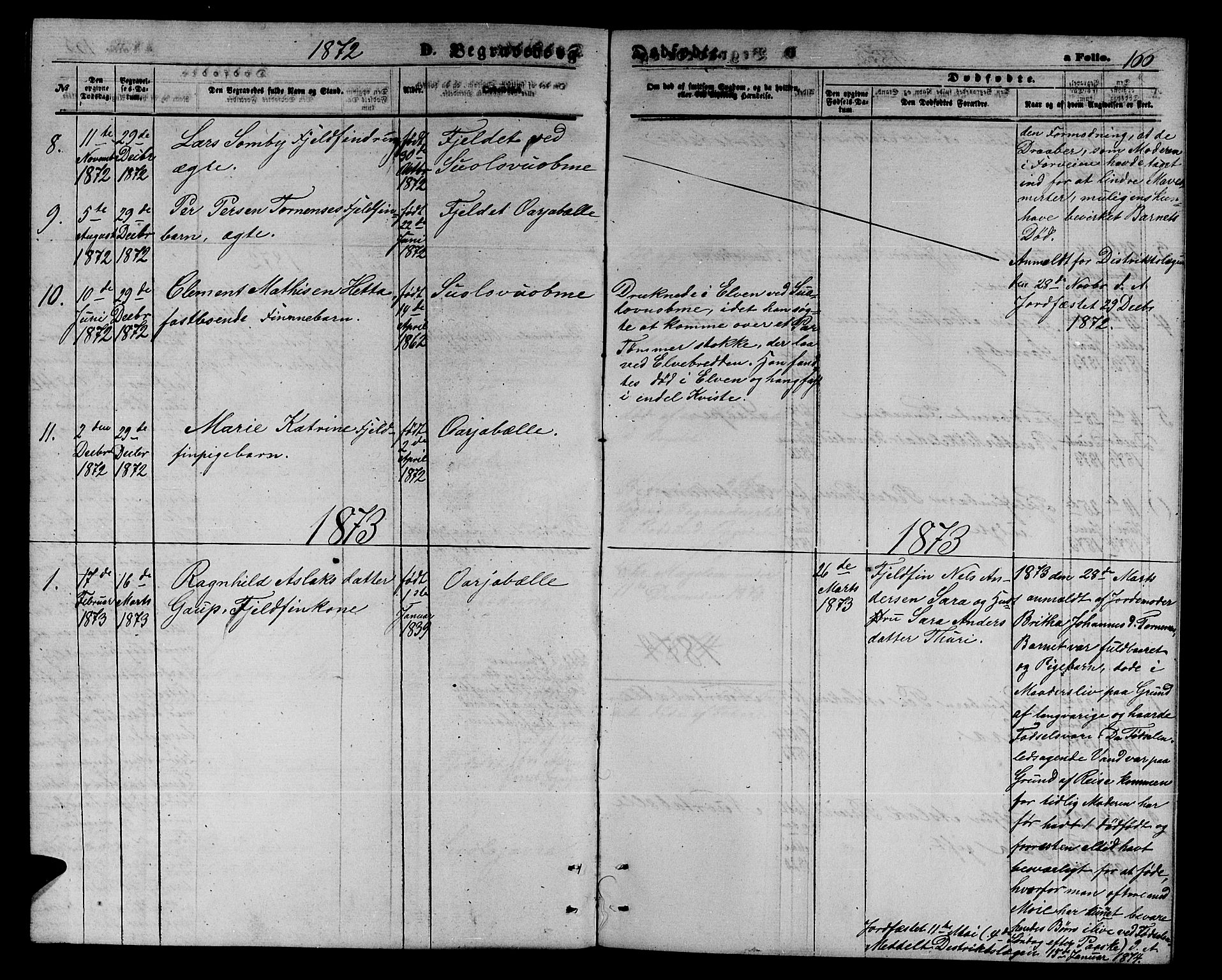 Kautokeino sokneprestembete, SATØ/S-1340/H/Hb/L0001.klokk: Parish register (copy) no. 1, 1862-1878, p. 166