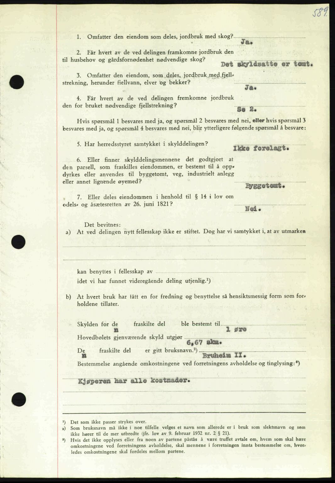 Nordmøre sorenskriveri, AV/SAT-A-4132/1/2/2Ca: Mortgage book no. A105, 1947-1947, Diary no: : 1725/1947