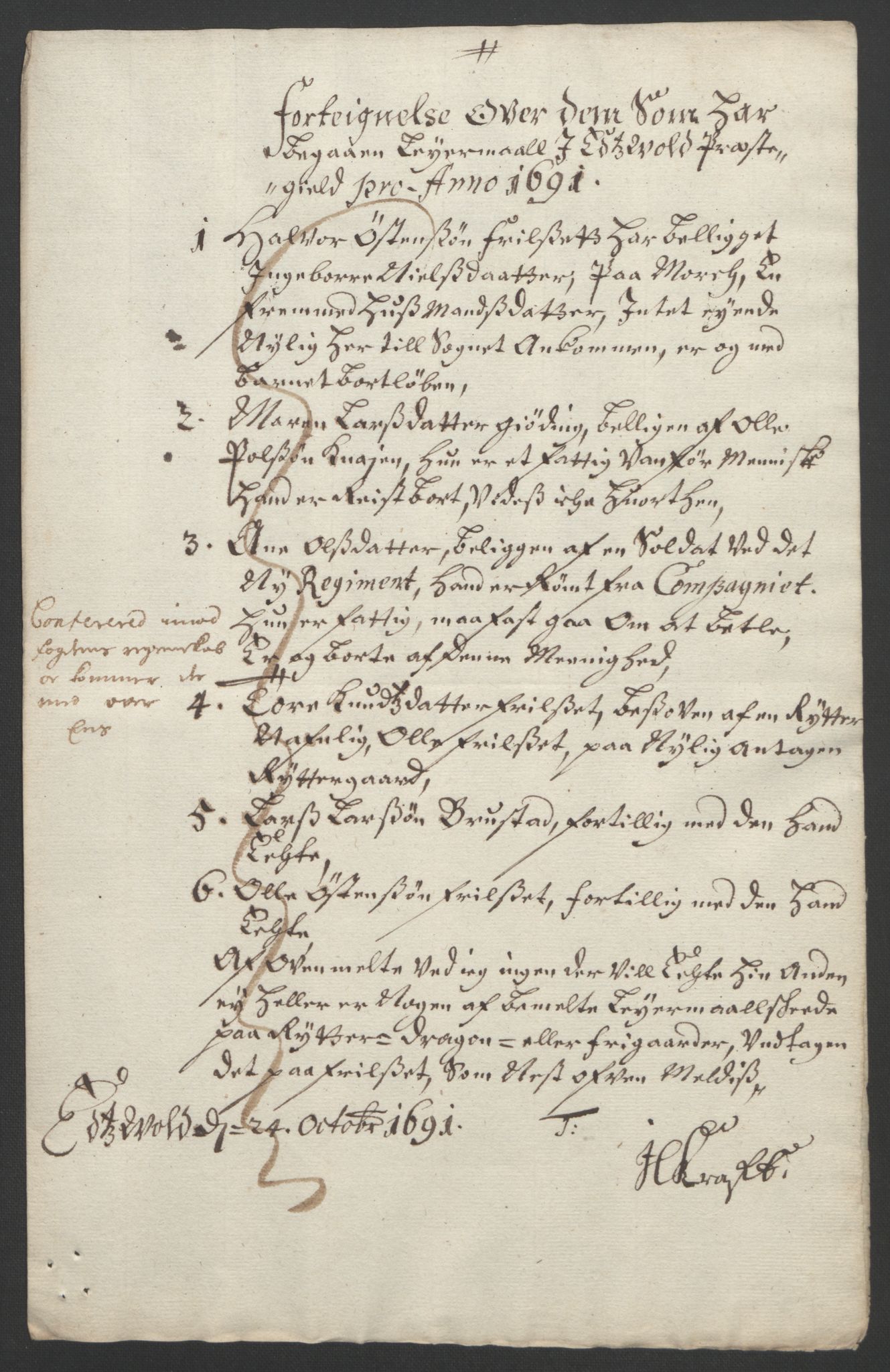 Rentekammeret inntil 1814, Reviderte regnskaper, Fogderegnskap, AV/RA-EA-4092/R12/L0703: Fogderegnskap Øvre Romerike, 1691, p. 55