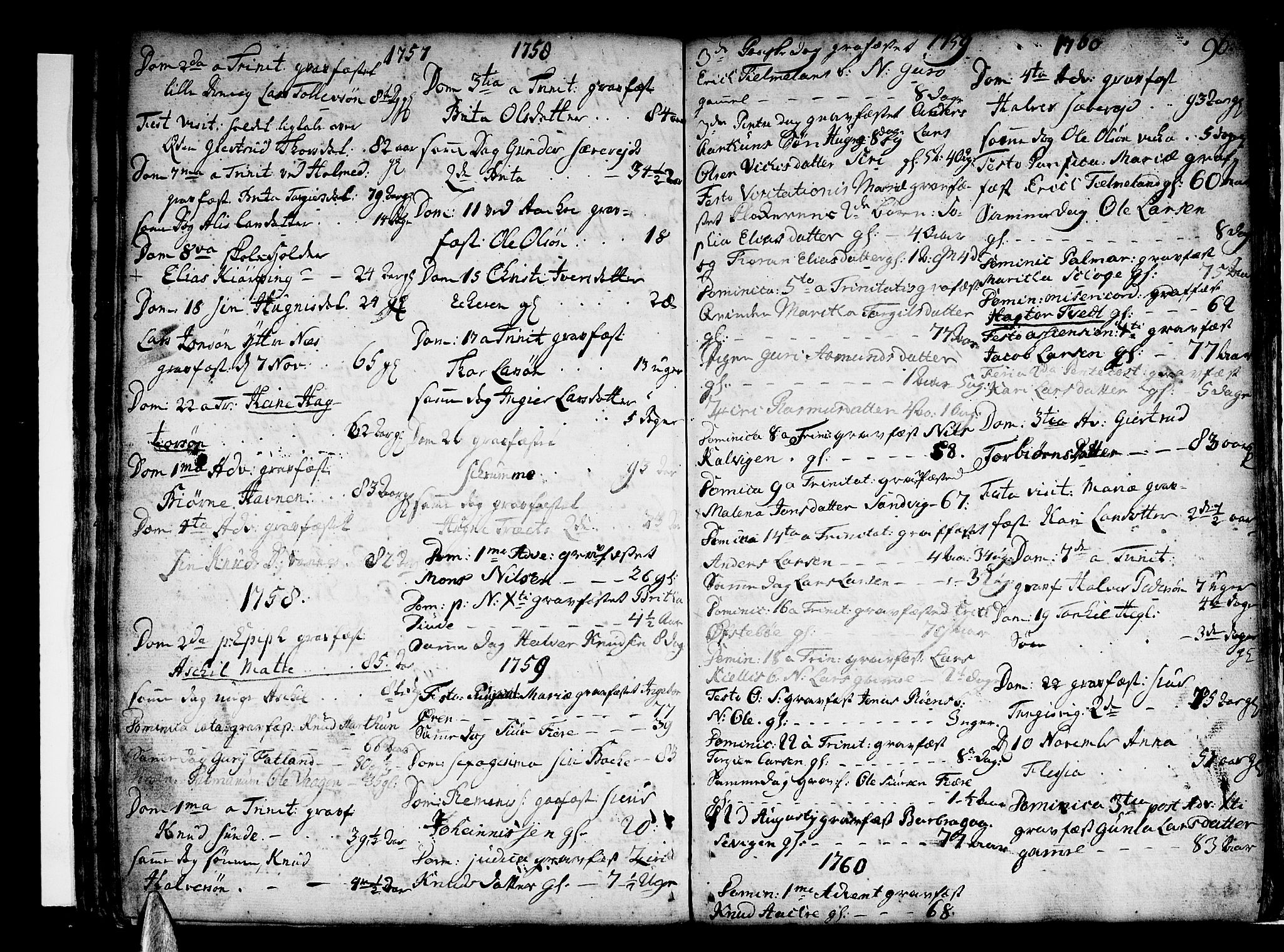 Skånevik sokneprestembete, SAB/A-77801/H/Haa: Parish register (official) no. A 1, 1745-1789, p. 96